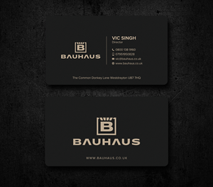 Business Card Design by Uttom 2 for UK Bauhaus | Design: #36730437