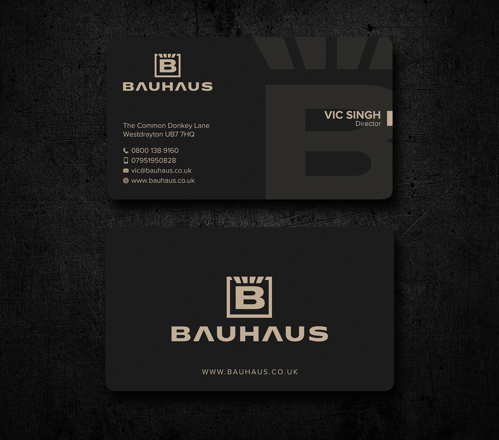 Business Card Design by Uttom 2 for UK Bauhaus | Design #36730439