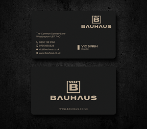 Business Card Design by Uttom 2 for UK Bauhaus | Design: #36730440