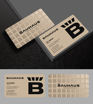 Business Card Design by Uttom 2 for UK Bauhaus | Design: #36737591