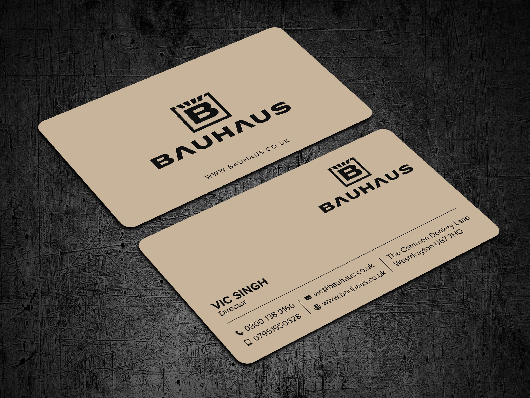 Business Card Design by Uttom 2 for UK Bauhaus | Design #36738232