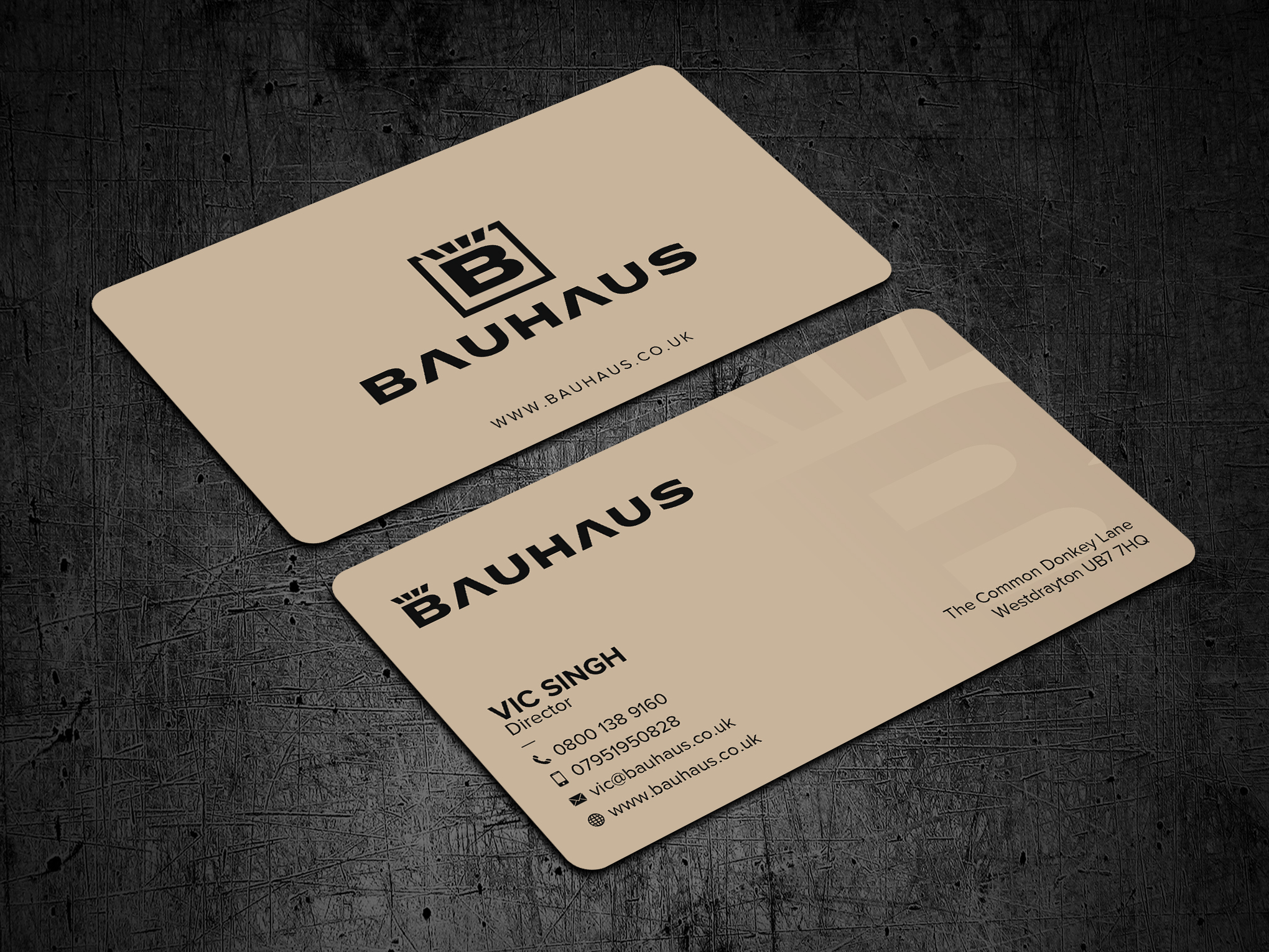 Business Card Design by Uttom 2 for UK Bauhaus | Design #36738233