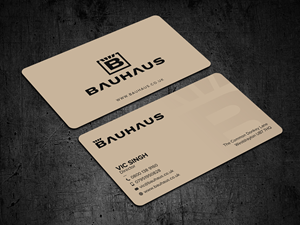 Design de Carte de Visite par Uttom 2 pour UK Bauhaus | Design : #36738233