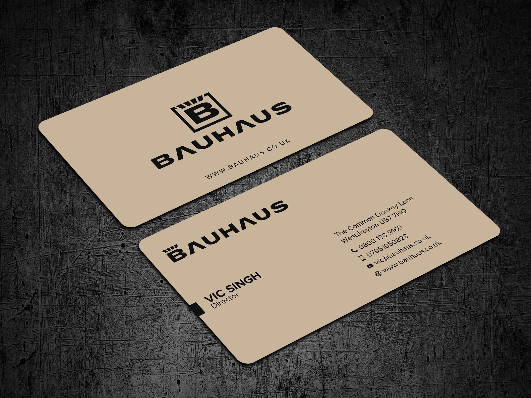 Business Card Design by Uttom 2 for UK Bauhaus | Design #36738234