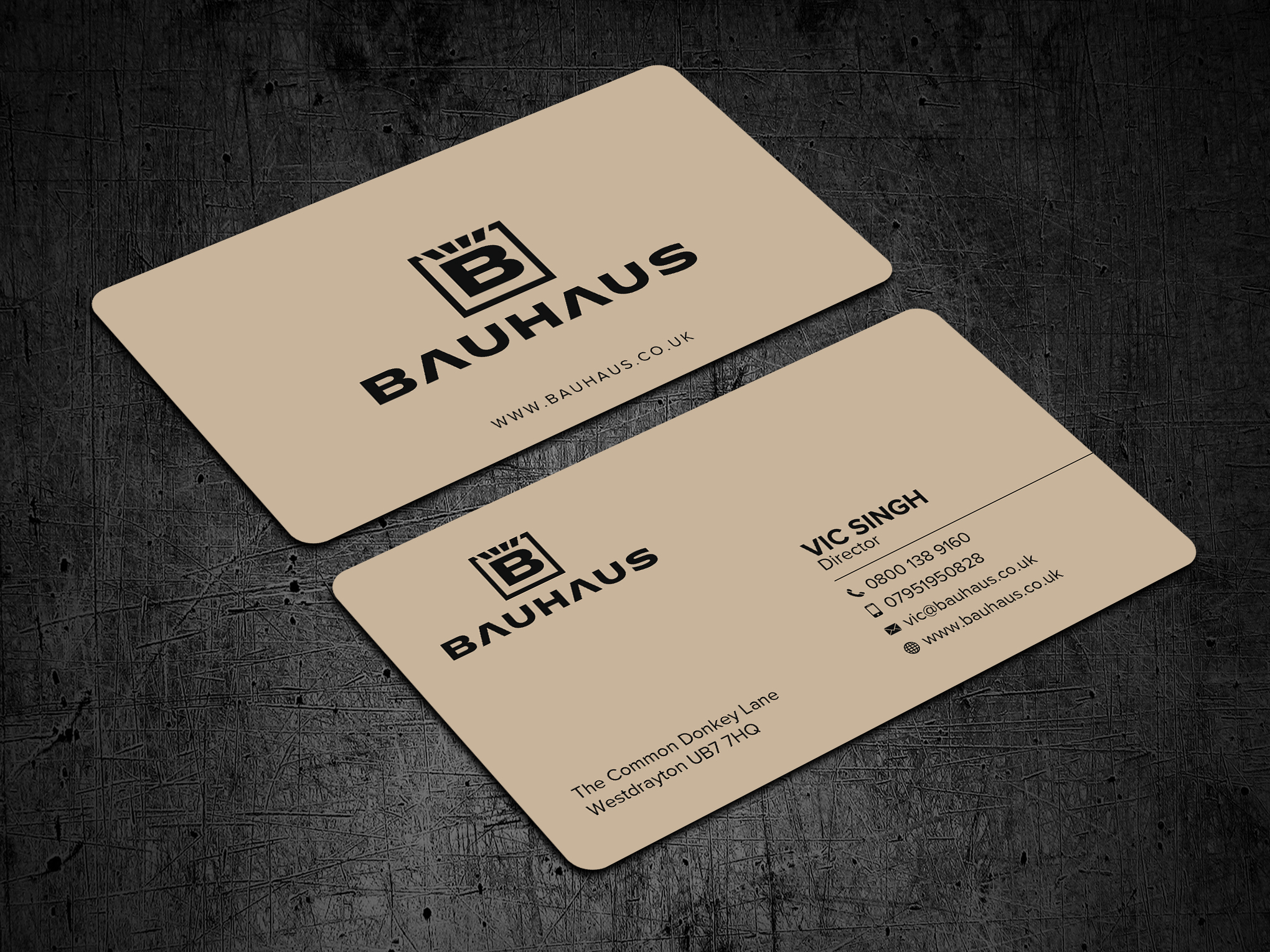 Business Card Design by Uttom 2 for UK Bauhaus | Design #36738235