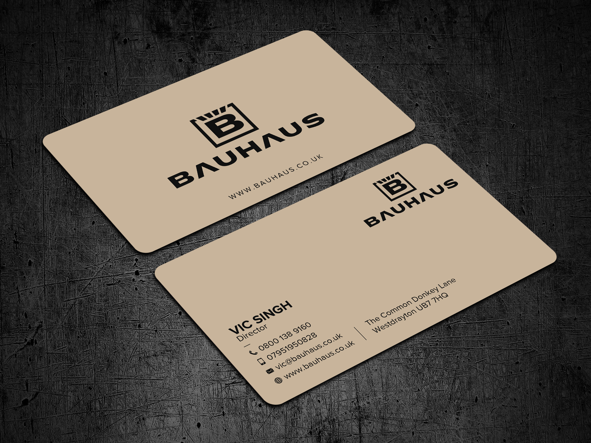 Business Card Design by Uttom 2 for UK Bauhaus | Design #36738236