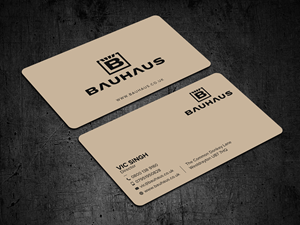 Design de Carte de Visite par Uttom 2 pour UK Bauhaus | Design : #36738236