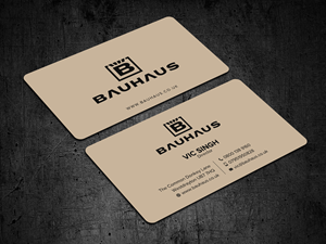 Design de Carte de Visite par Uttom 2 pour UK Bauhaus | Design : #36738239