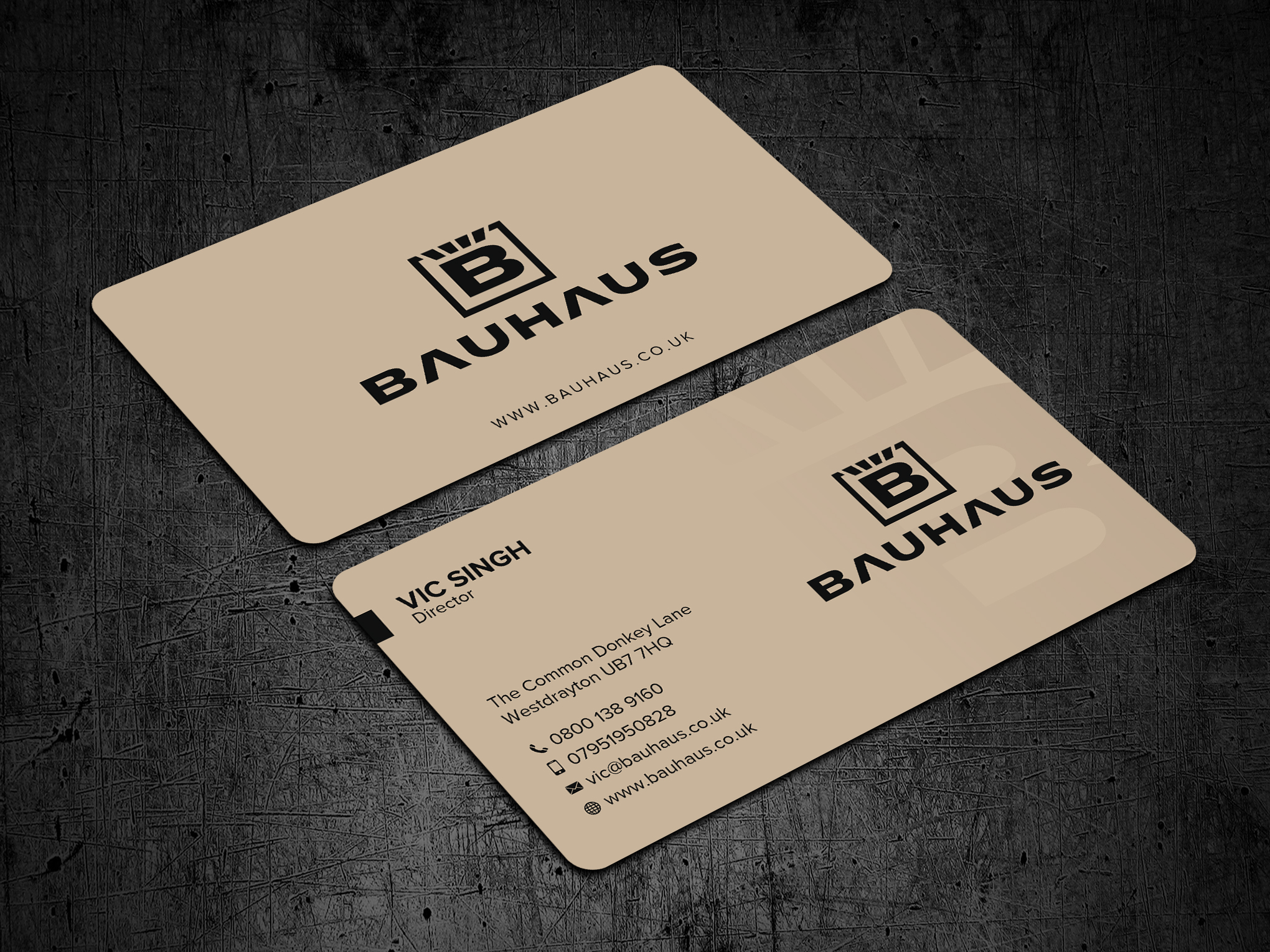 Business Card Design by Uttom 2 for UK Bauhaus | Design #36738241