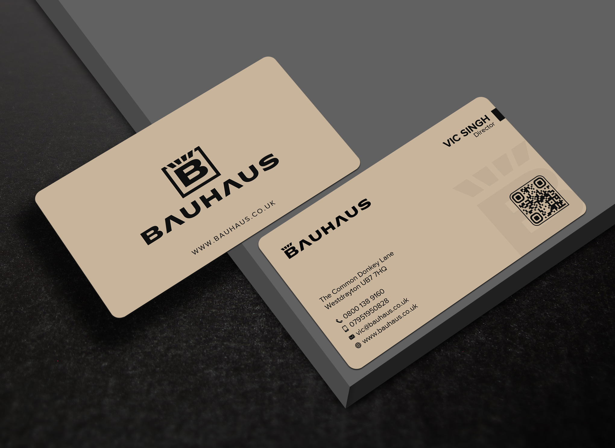 Business Card Design by Uttom 2 for UK Bauhaus | Design #36749232