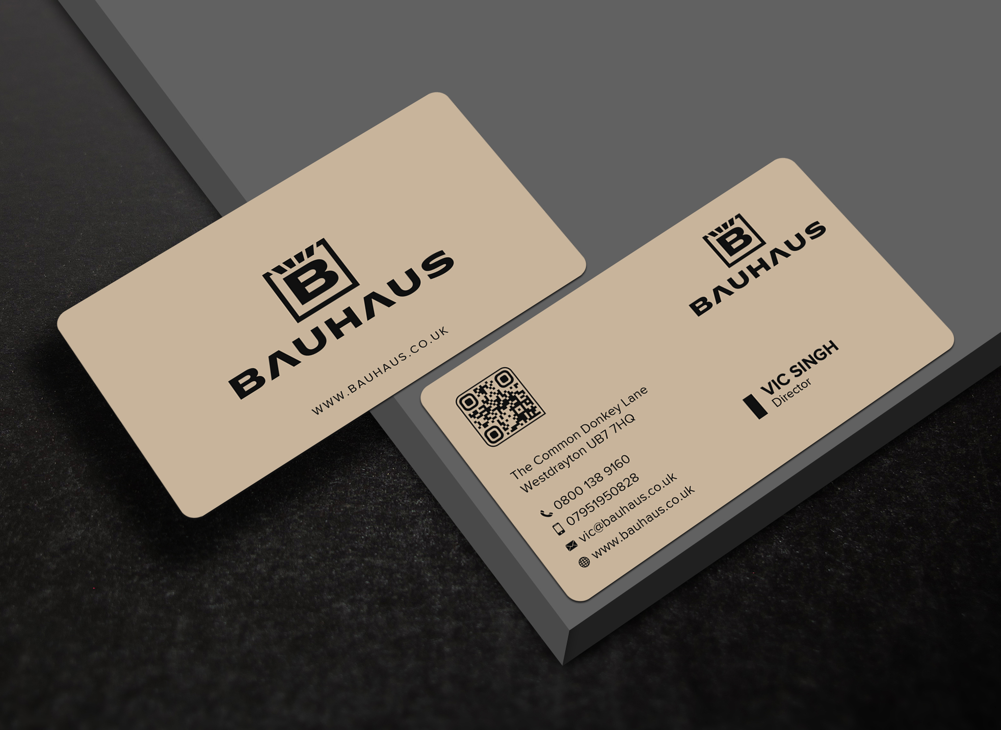 Business Card Design by Uttom 2 for UK Bauhaus | Design #36749282