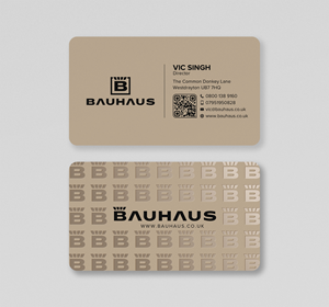 Design de Carte de Visite par Uttom 2 pour UK Bauhaus | Design : #36749317