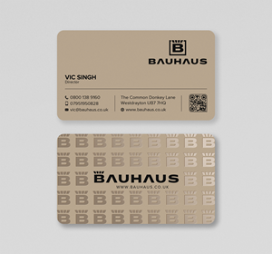 Visitenkarten-Design von Uttom 2 für UK Bauhaus | Design: #36749331