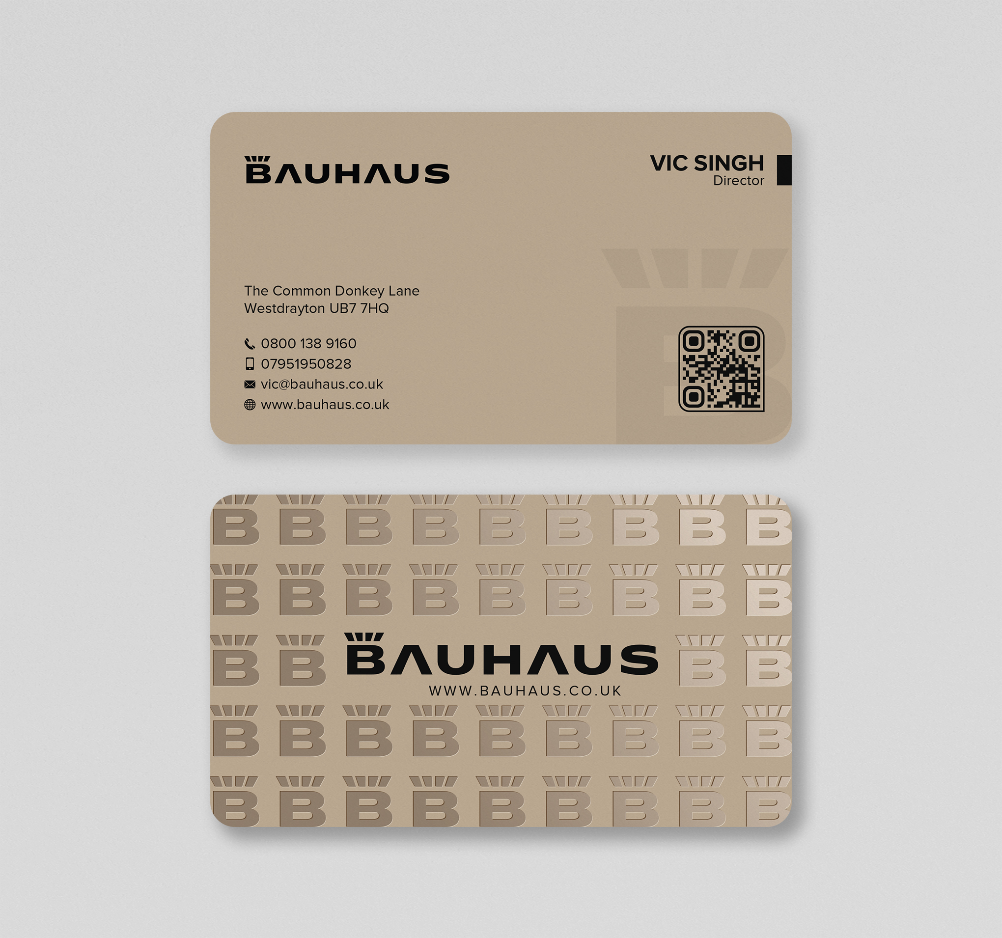 Visitenkarten-Design von Uttom 2 für UK Bauhaus | Design #36749334