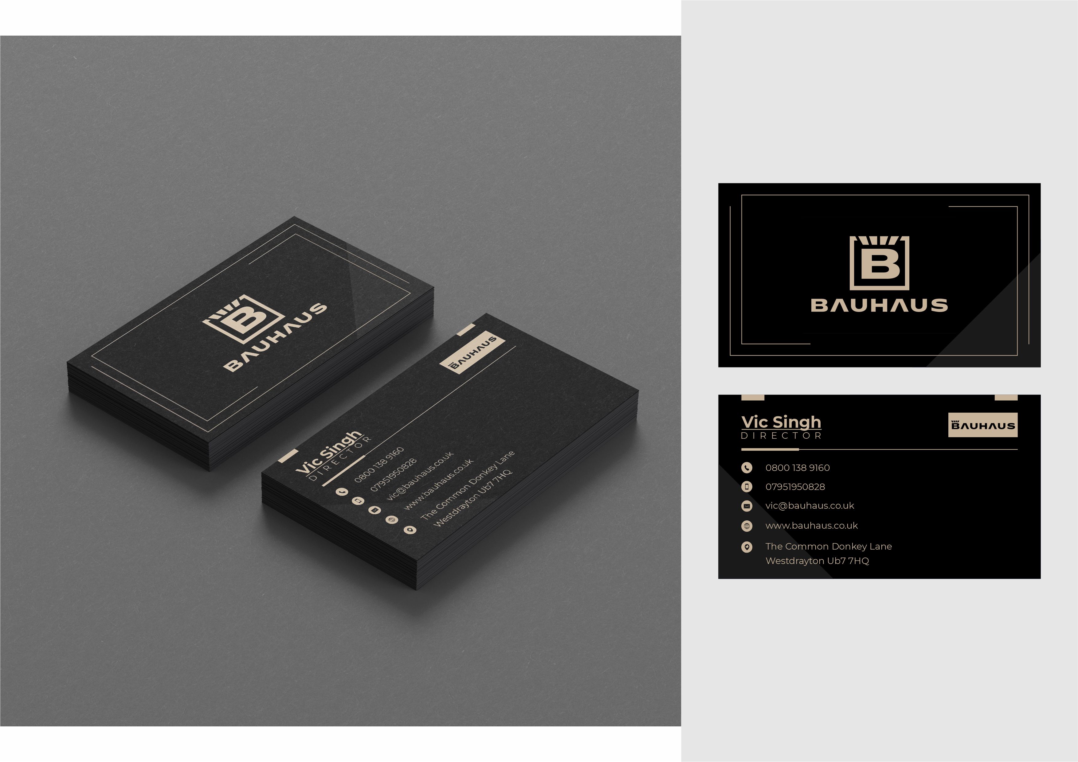 Business Card Design by Septian Yossi for UK Bauhaus | Design #36735670