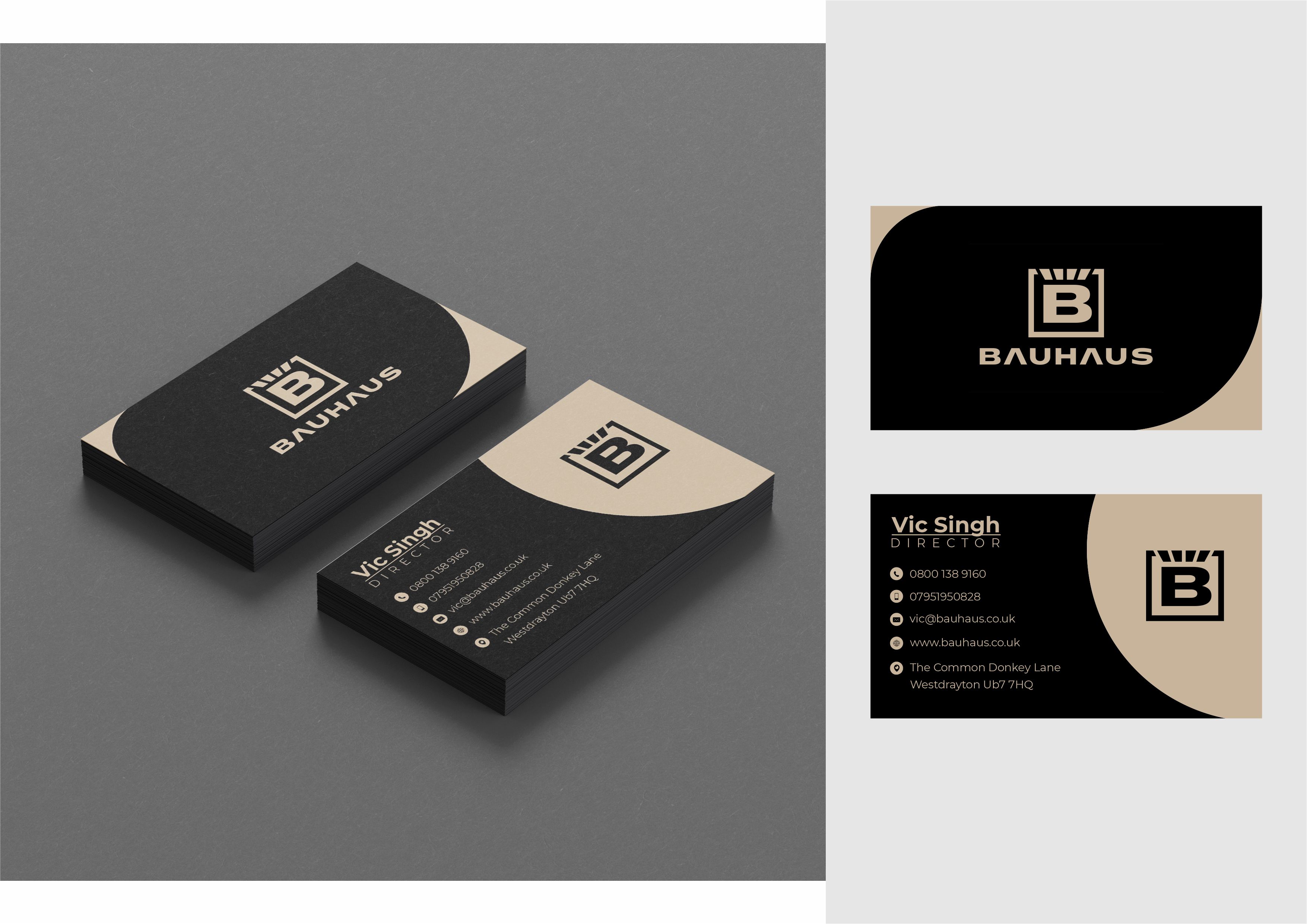 Business Card Design by Septian Yossi for UK Bauhaus | Design #36735671