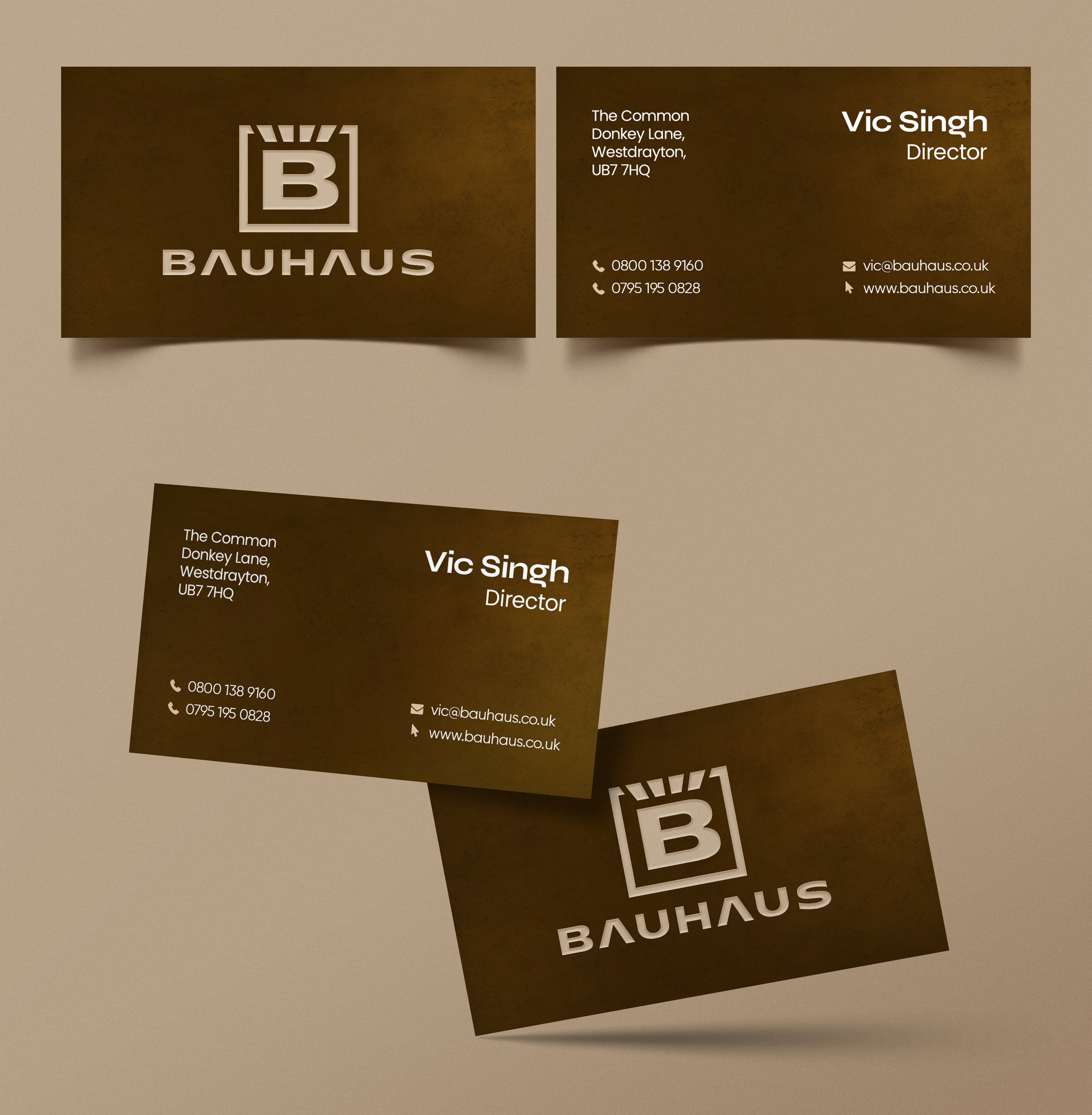 Visitenkarten-Design von Graphic Guy für UK Bauhaus | Design #36733127