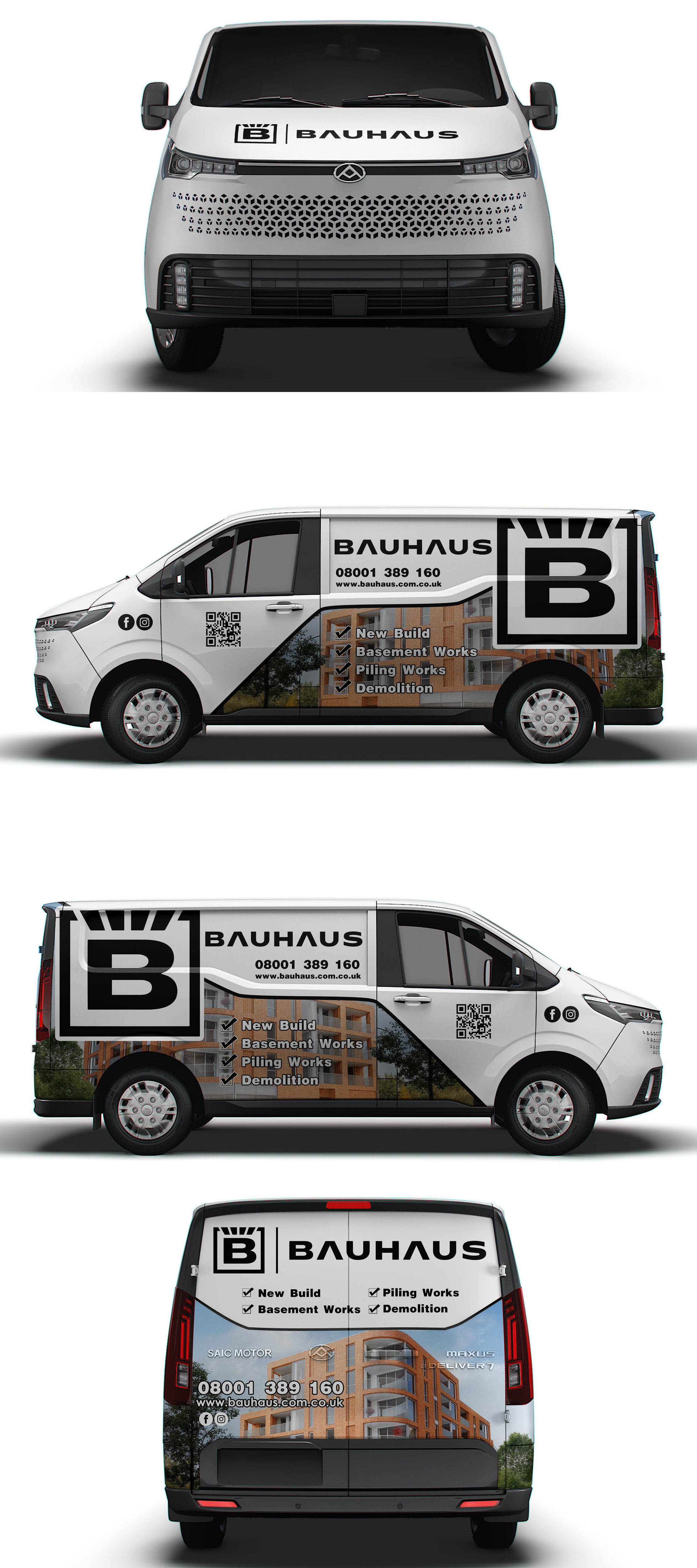 Diseño de Rotulación de Vehículo por AZ_Studio para UK Bauhaus | Diseño #36753673