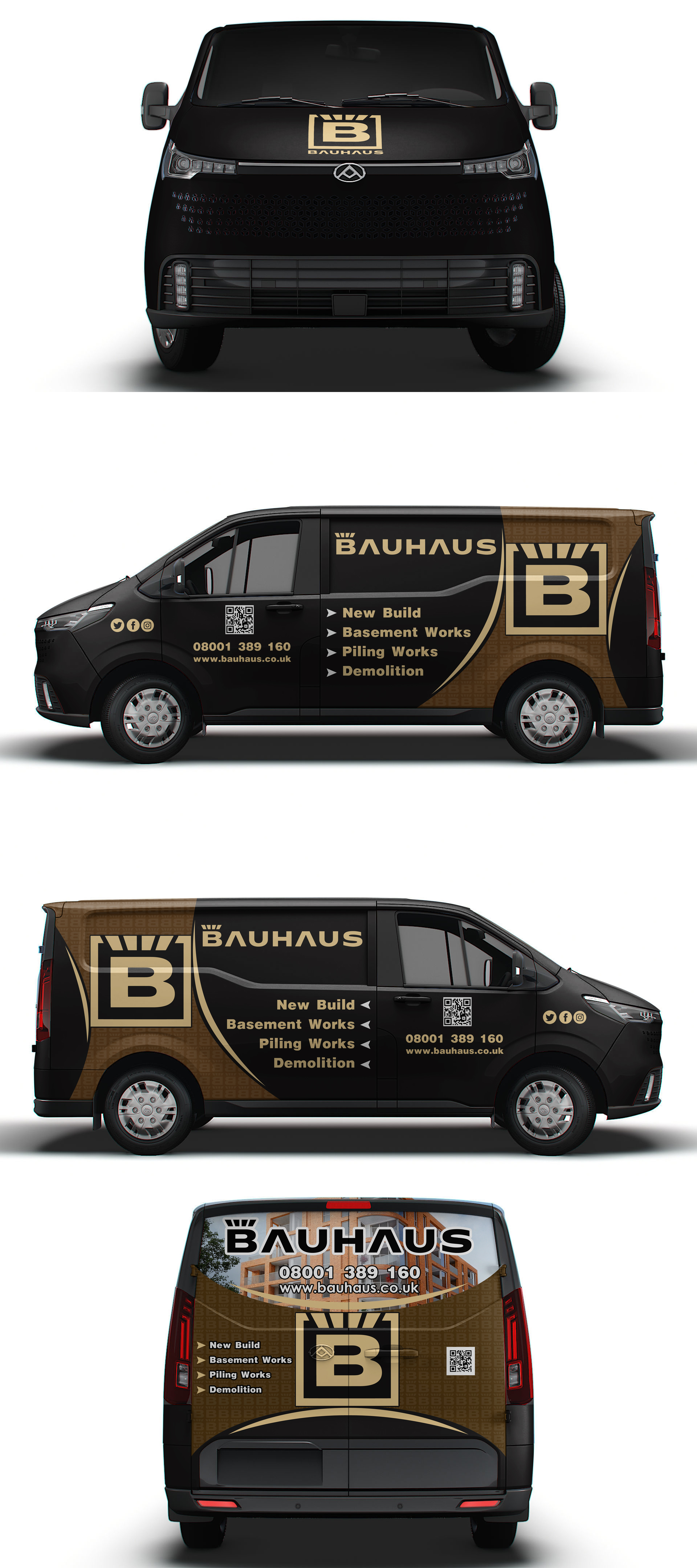 Diseño de Rotulación de Vehículo por AZ_Studio para UK Bauhaus | Diseño #36761957