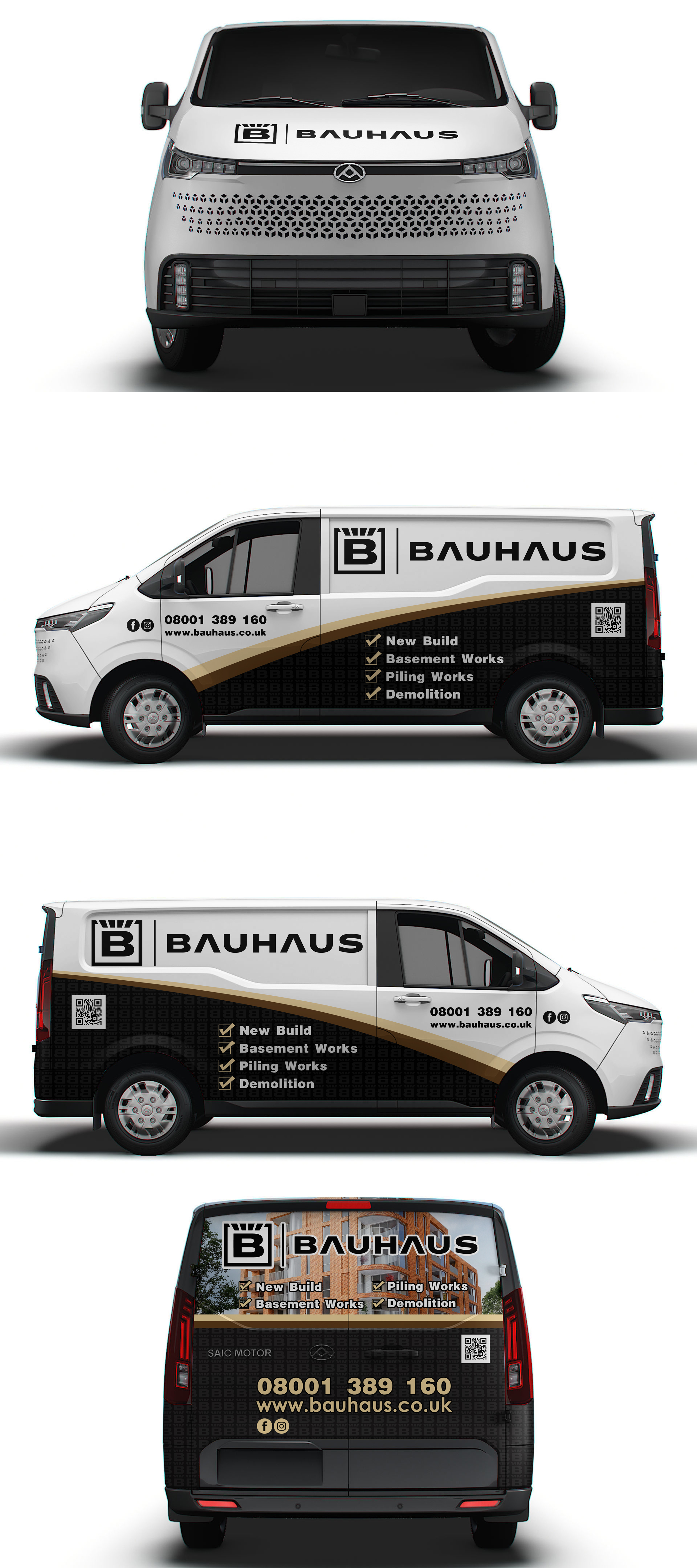 Diseño de Rotulación de Vehículo por AZ_Studio para UK Bauhaus | Diseño #36761958