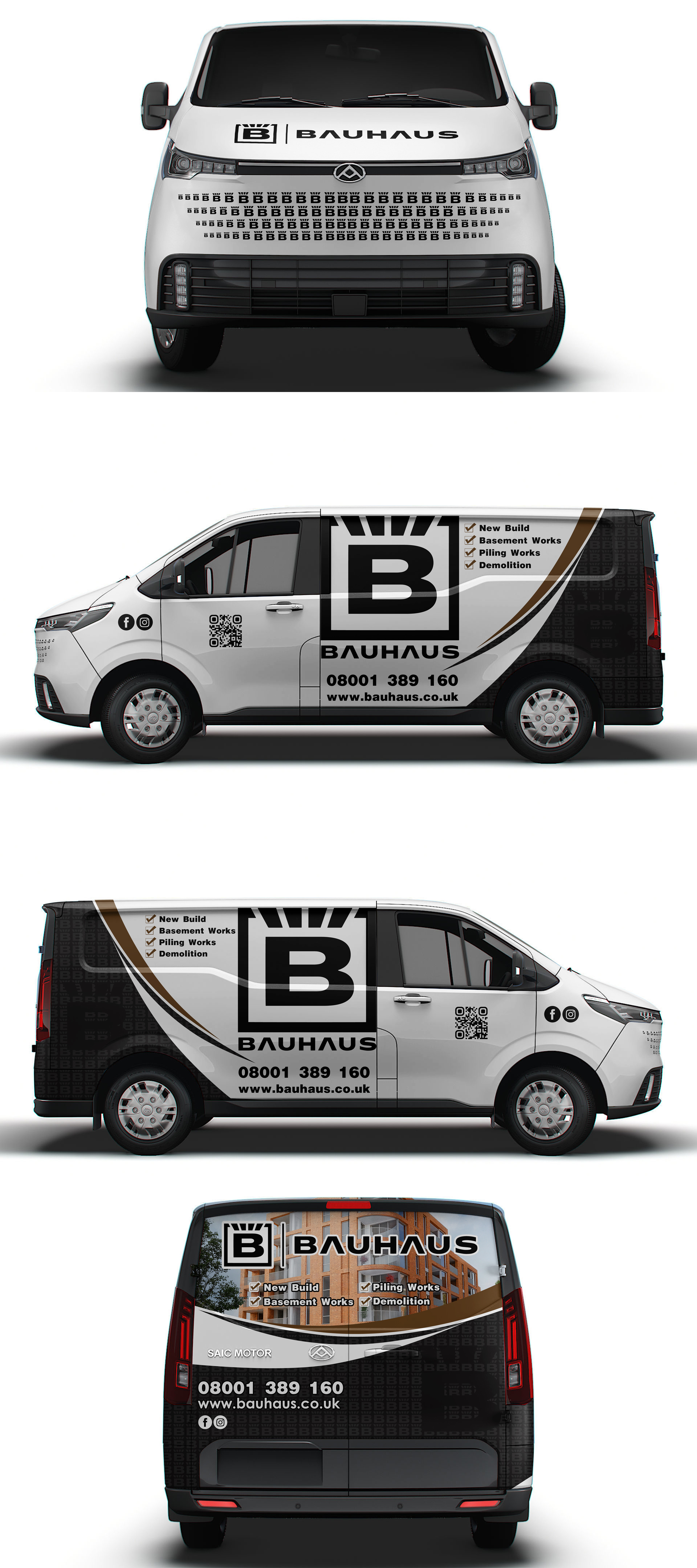 Diseño de Rotulación de Vehículo por AZ_Studio para UK Bauhaus | Diseño #36767427