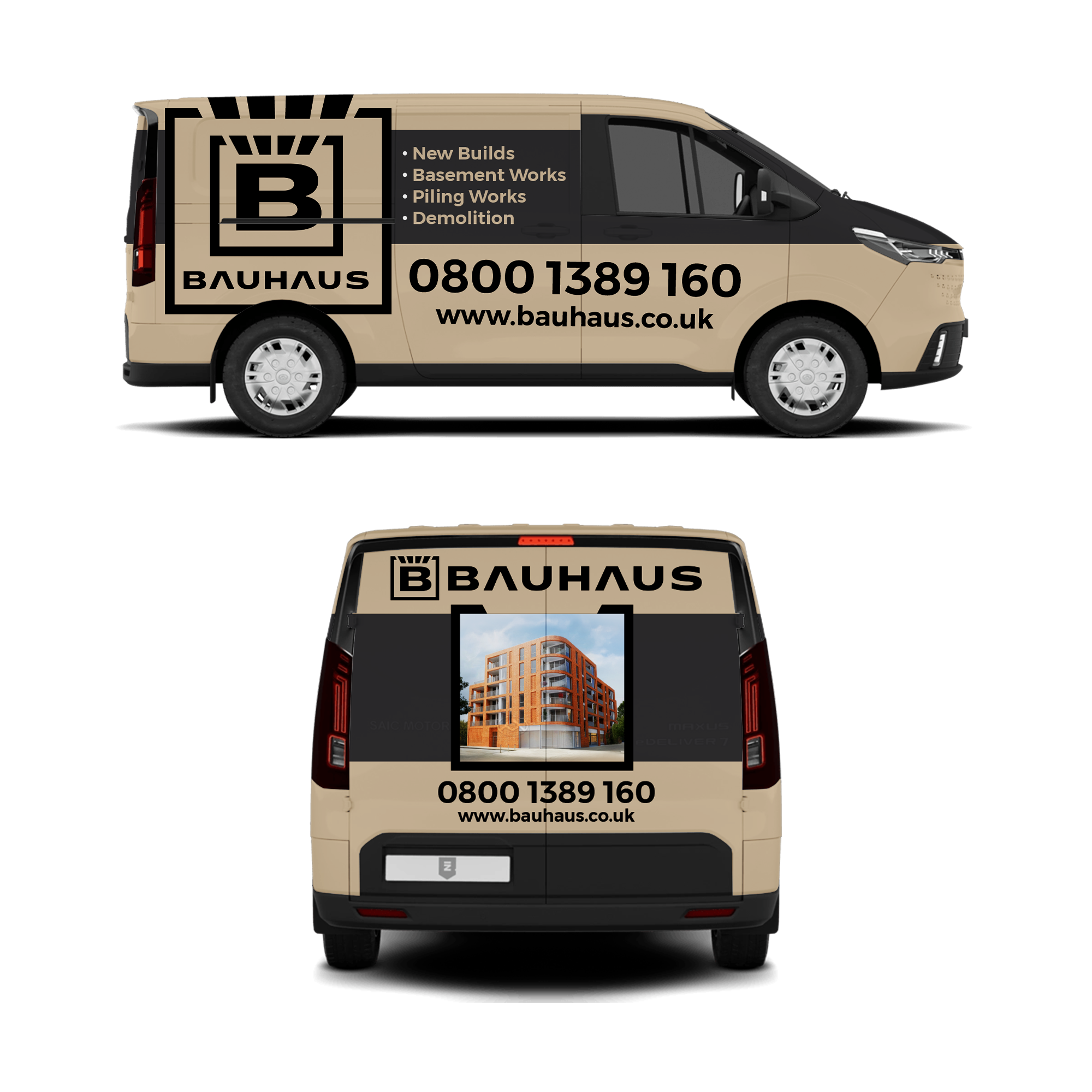 Diseño de Rotulación de Vehículo por 123graphics para UK Bauhaus | Diseño #36741584