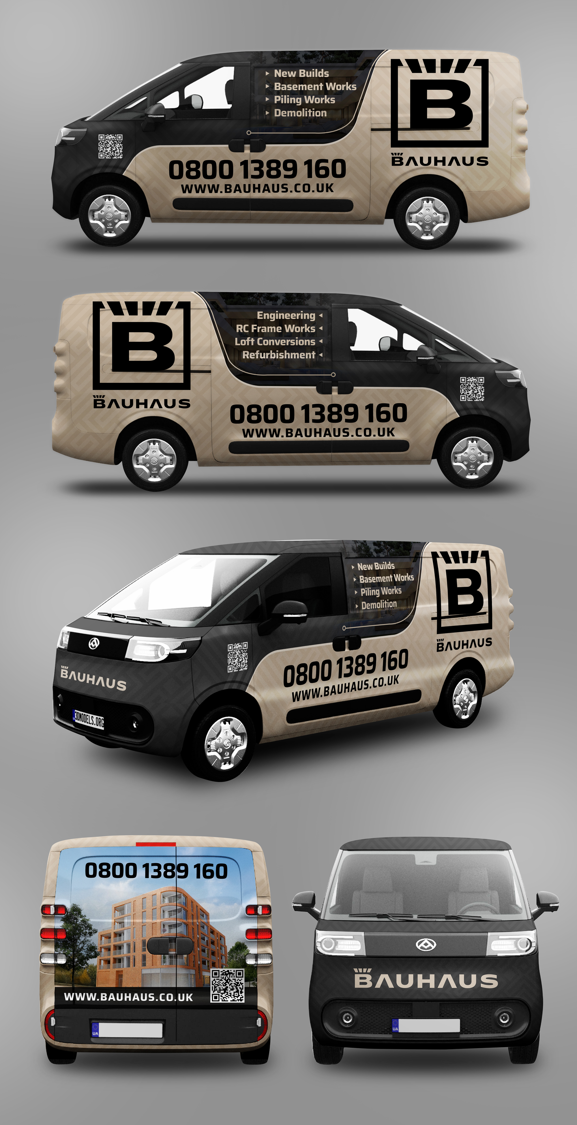 Diseño de Rotulación de Vehículo por websmartusa para UK Bauhaus | Diseño #36745294