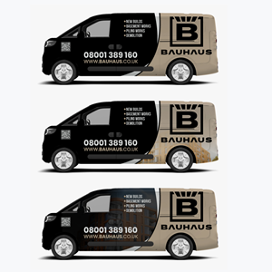 Diseño de Rotulación de Vehículo por Yoga Tri para UK Bauhaus | Diseño #36736267