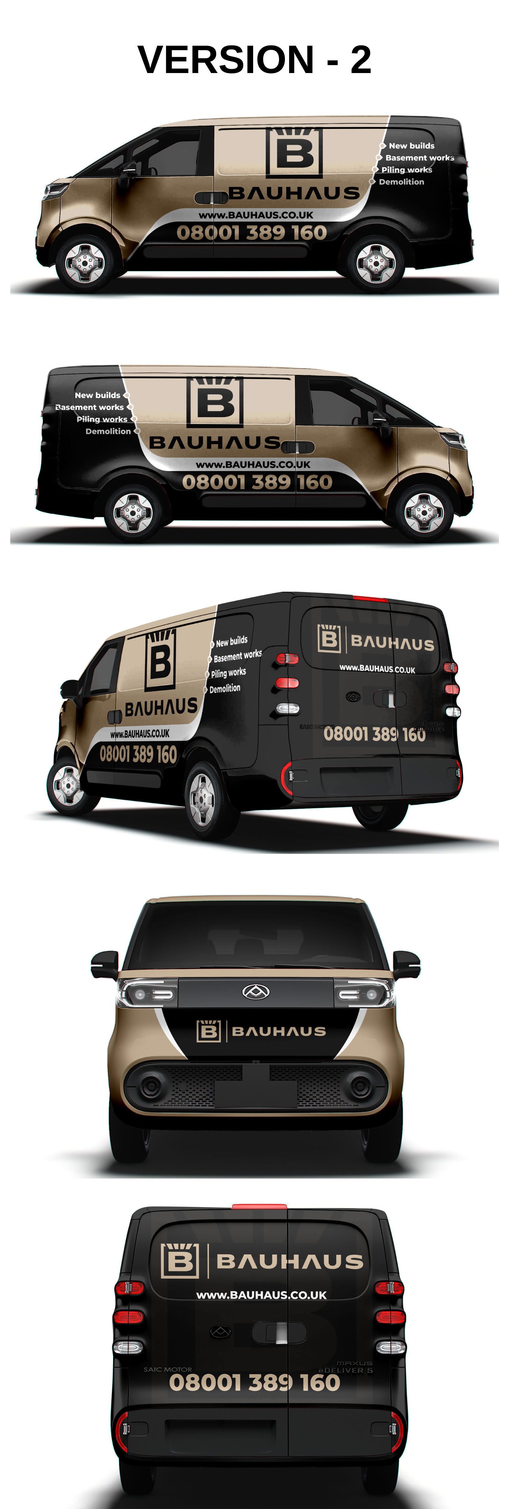Diseño de Rotulación de Vehículo por Imagine design000 para UK Bauhaus | Diseño #36744594