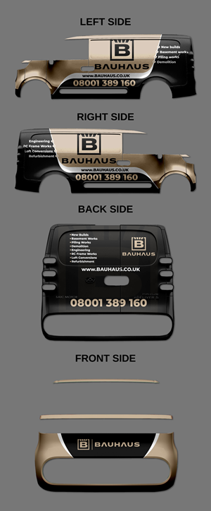 Diseño de Rotulación de Vehículo por Imagine design000 para UK Bauhaus | Diseño: #36744803
