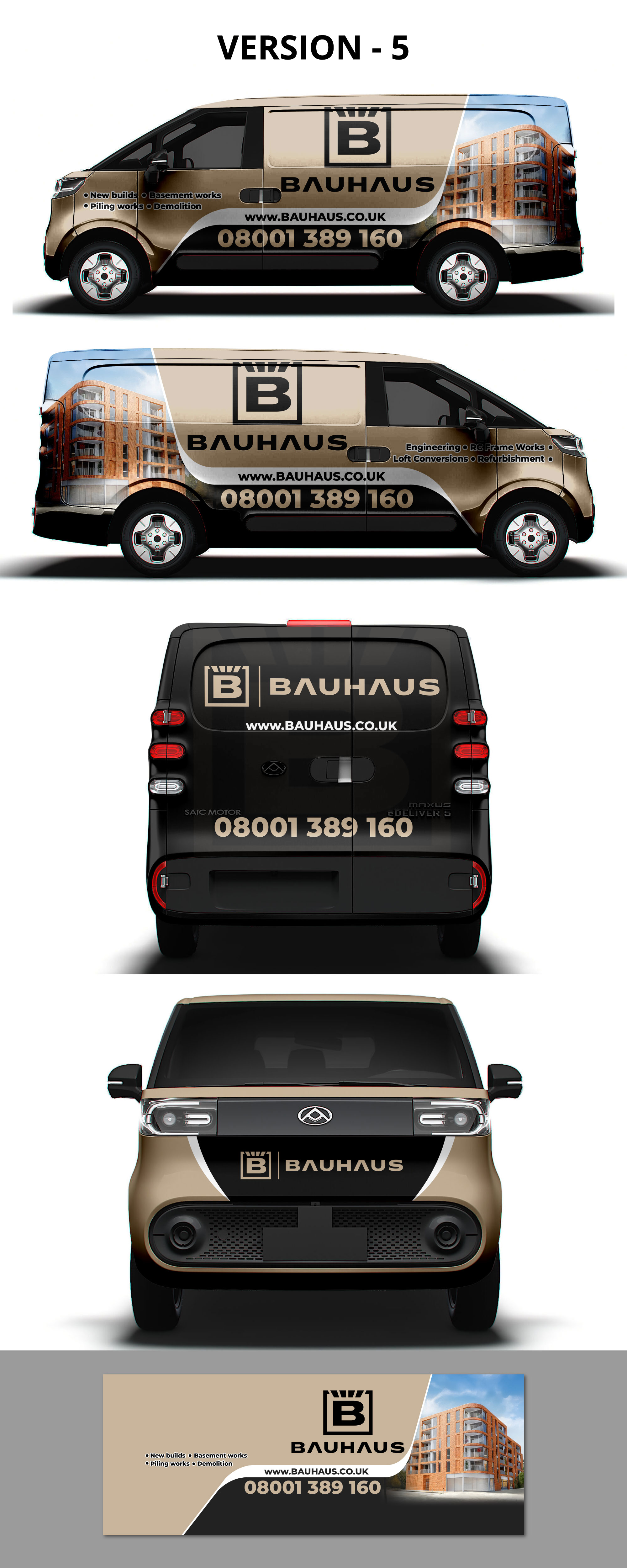 Diseño de Rotulación de Vehículo por Imagine design000 para UK Bauhaus | Diseño #36746987