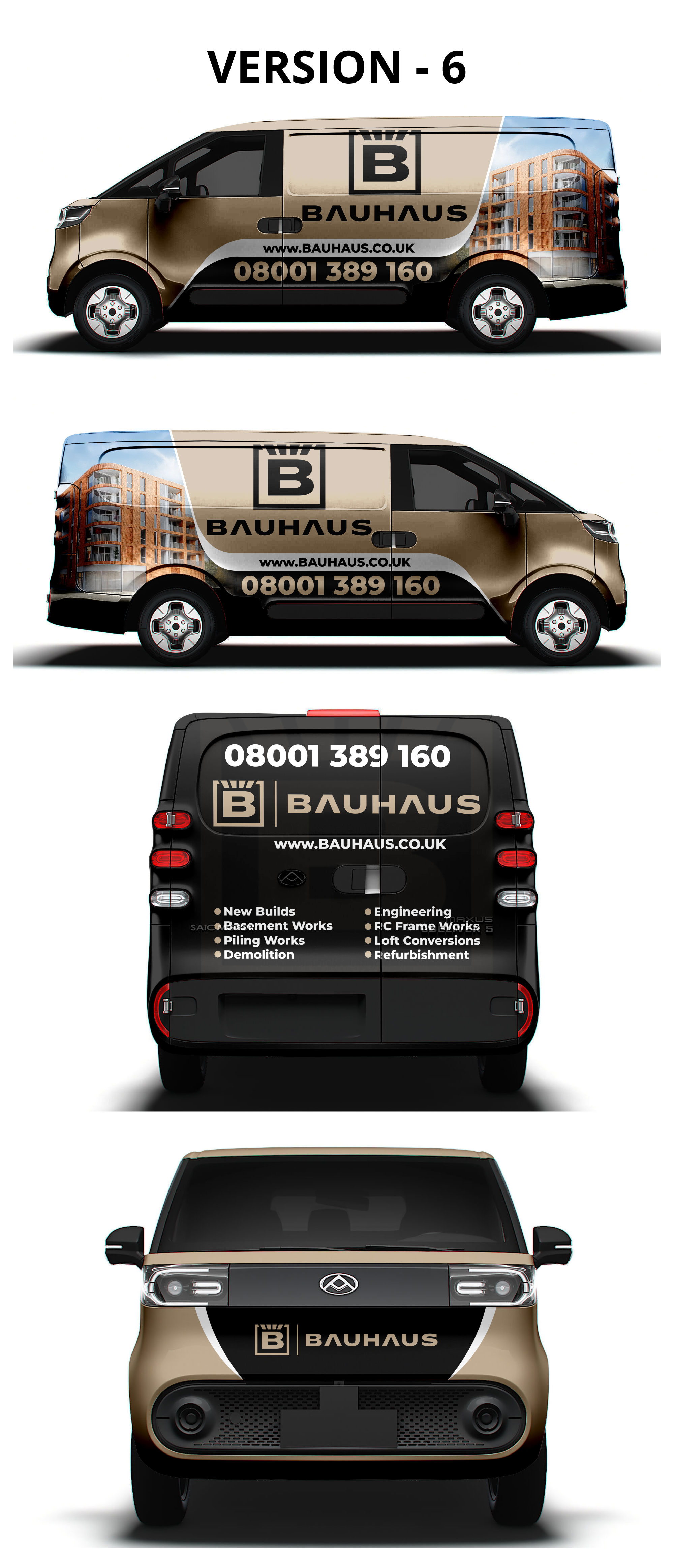 Diseño de Rotulación de Vehículo por Imagine design000 para UK Bauhaus | Diseño #36747559