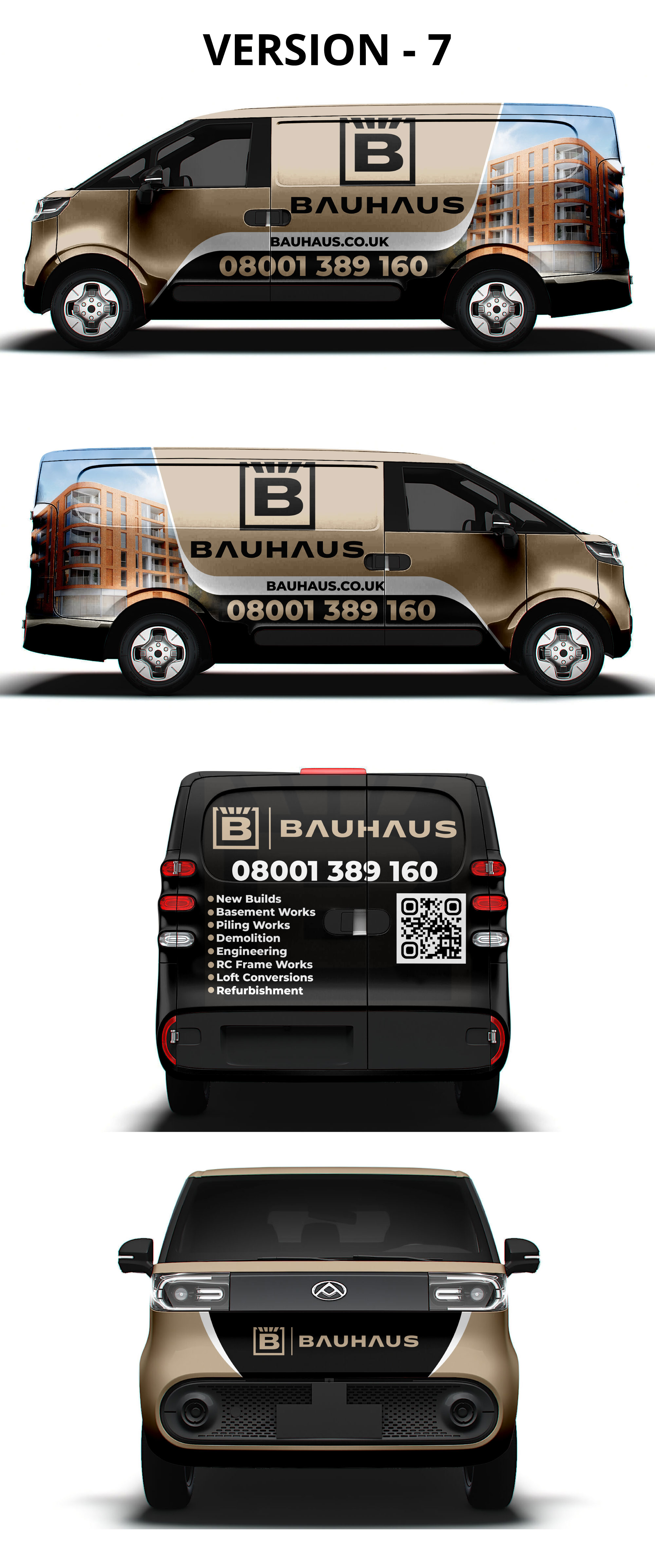 Diseño de Rotulación de Vehículo por Imagine design000 para UK Bauhaus | Diseño #36749439