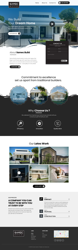 Web Design by Shijo John for this project | Design #36741891