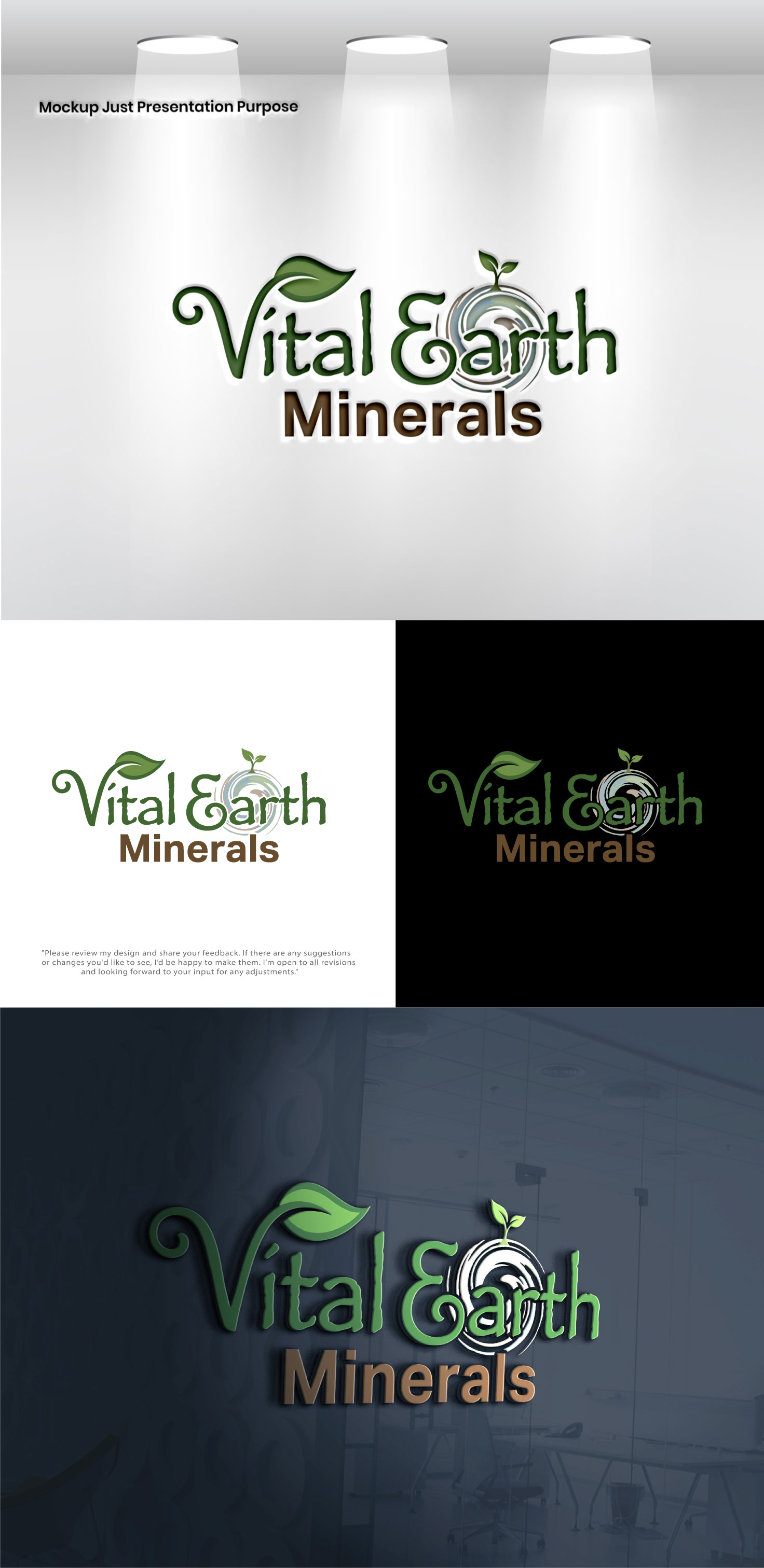 Diseño de Logo por VectorForge para Vital Earth Minerals | Diseño #36748262