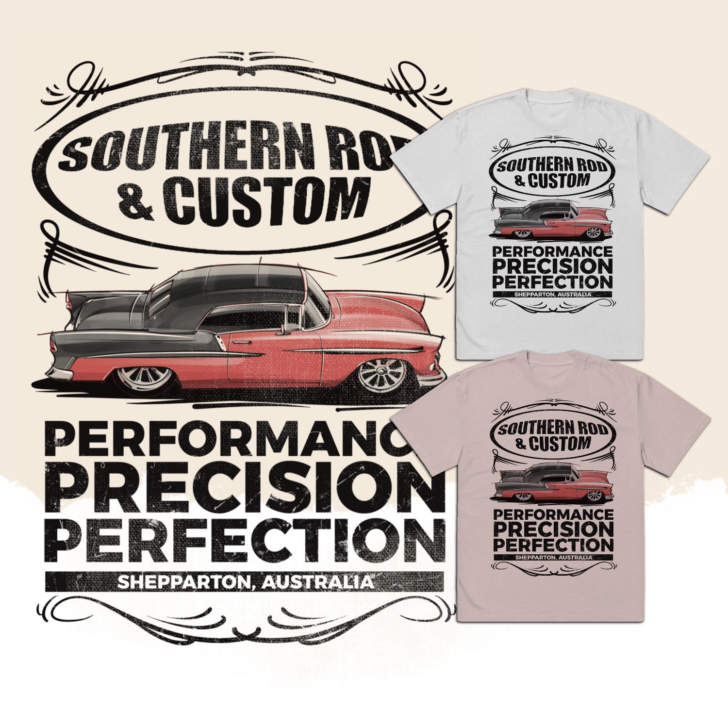 T-shirt Design by Falih A for SOUTHERN ROD AND CUSTOM | Design #36749696