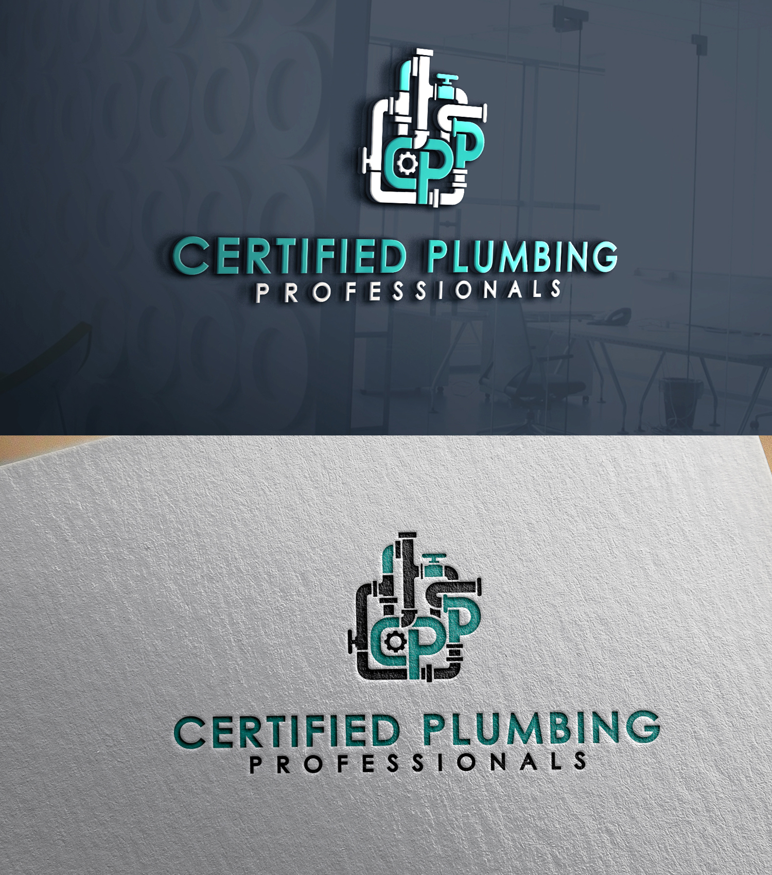 Logo Design by 24ksunny for Certified Plumbing Professionals  | Design #36745287