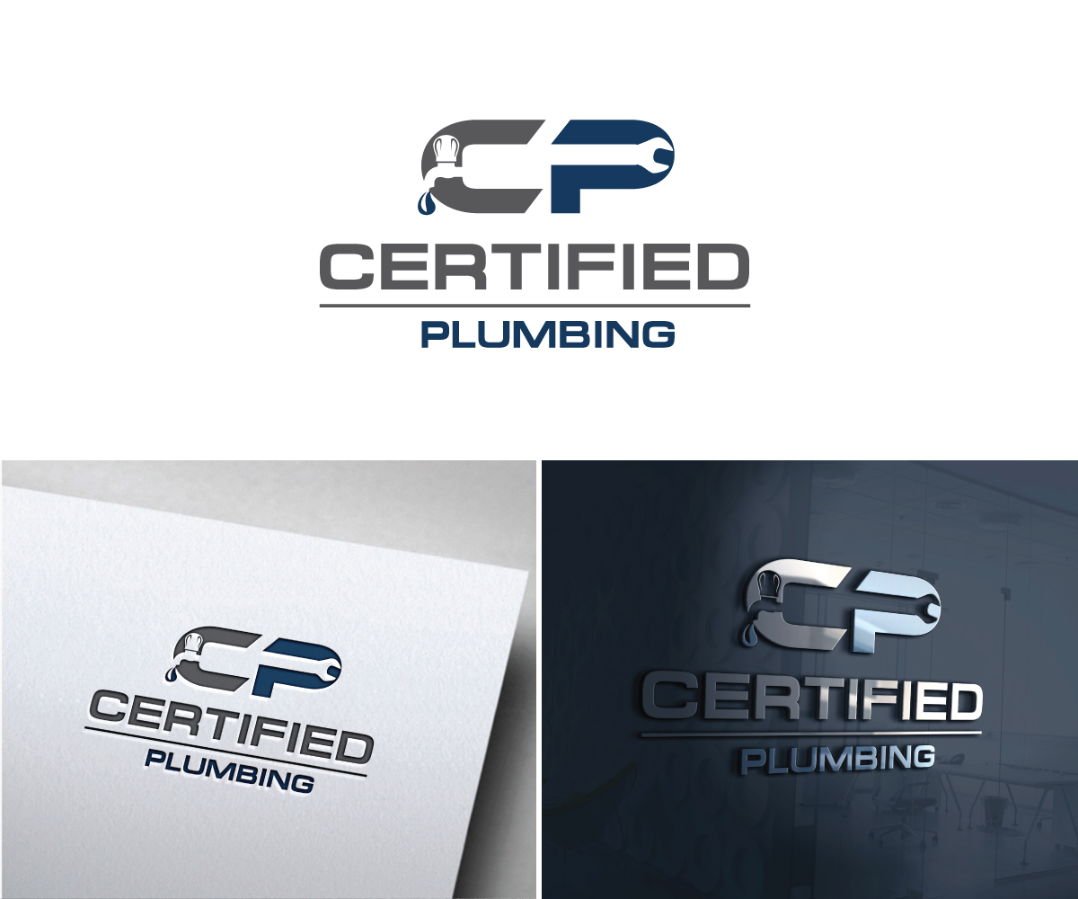 Logo Design by Om Namah Shivay for Certified Plumbing Professionals  | Design #36746533