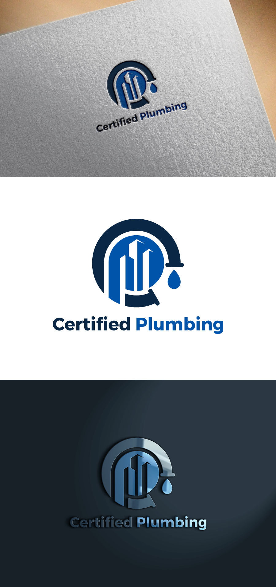 Logo Design by amran mollaa for Certified Plumbing Professionals  | Design #36747443