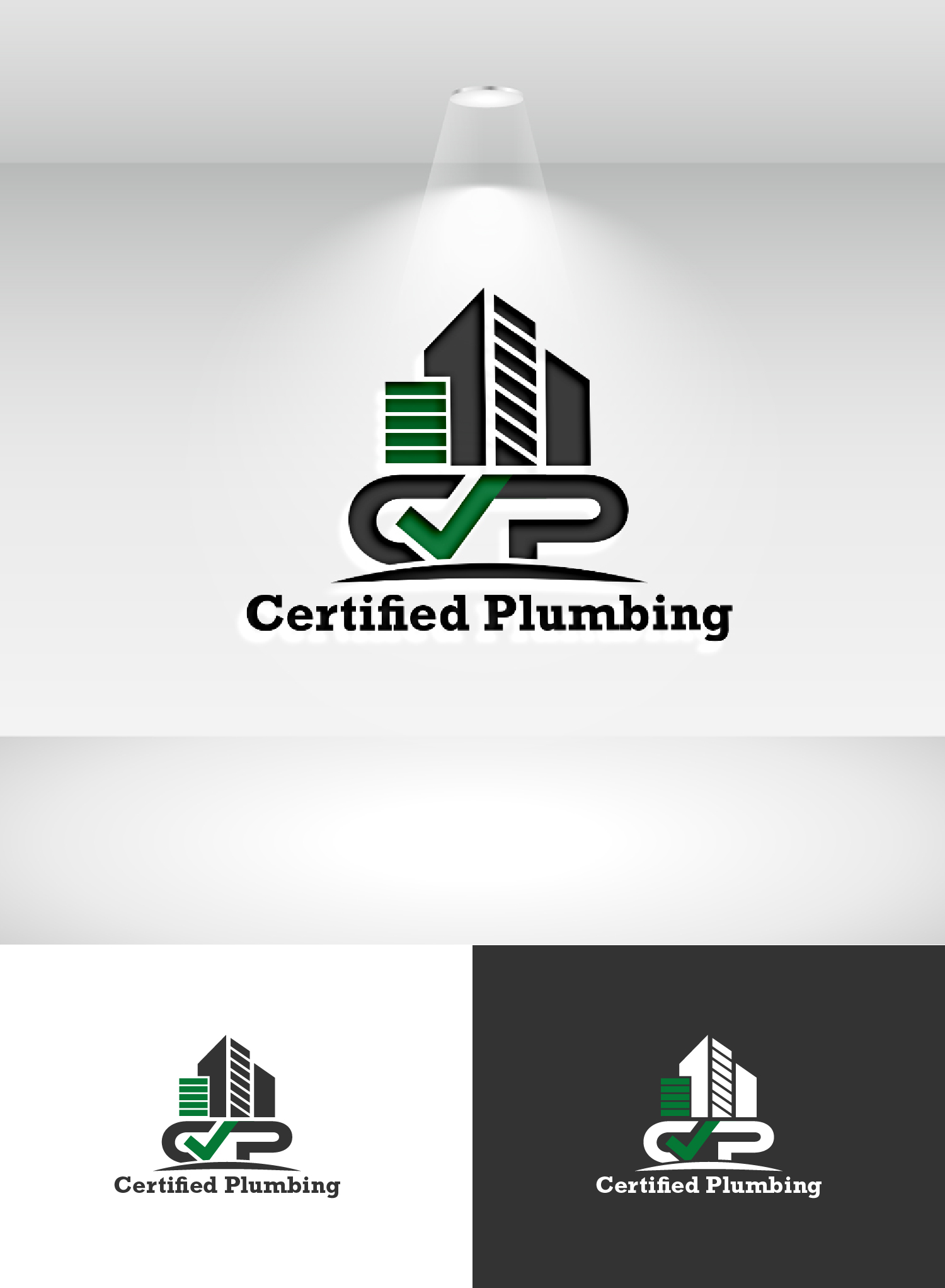 Logo-Design von S.H Designs für Certified Plumbing Professionals  | Design #36748599