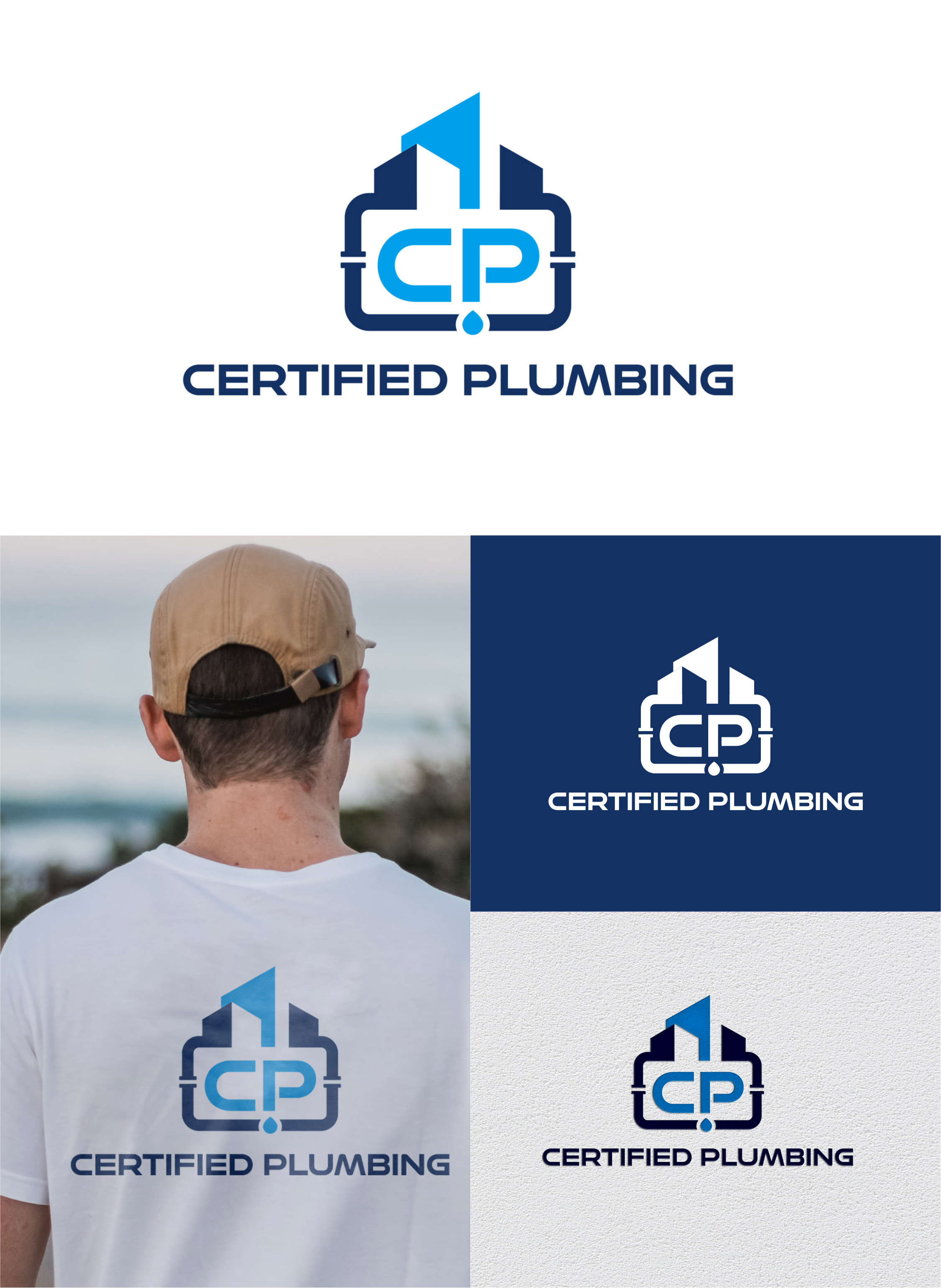 Logo Design by melzh for Certified Plumbing Professionals  | Design #36744608