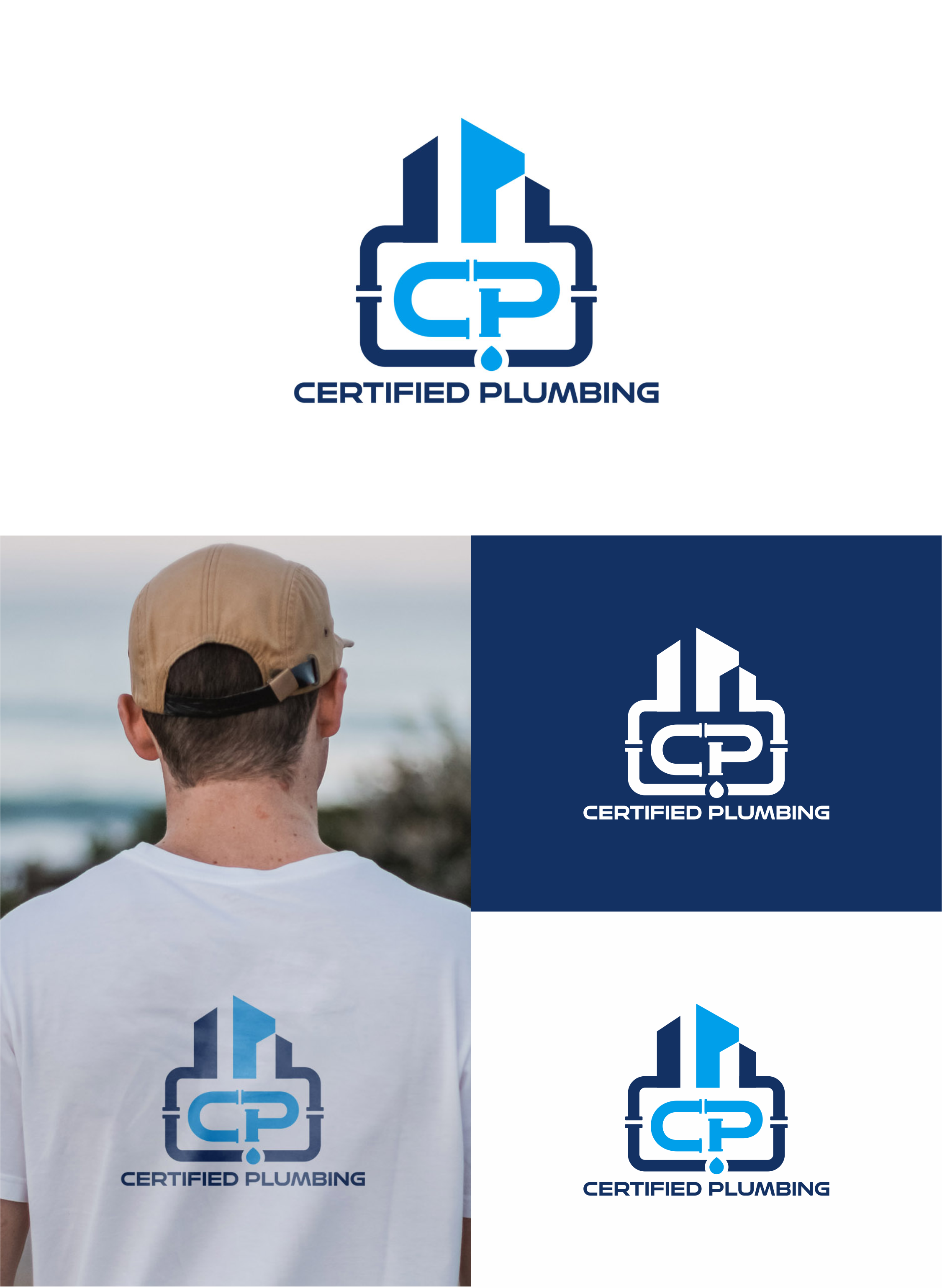 Logo Design by melzh for Certified Plumbing Professionals  | Design #36745324