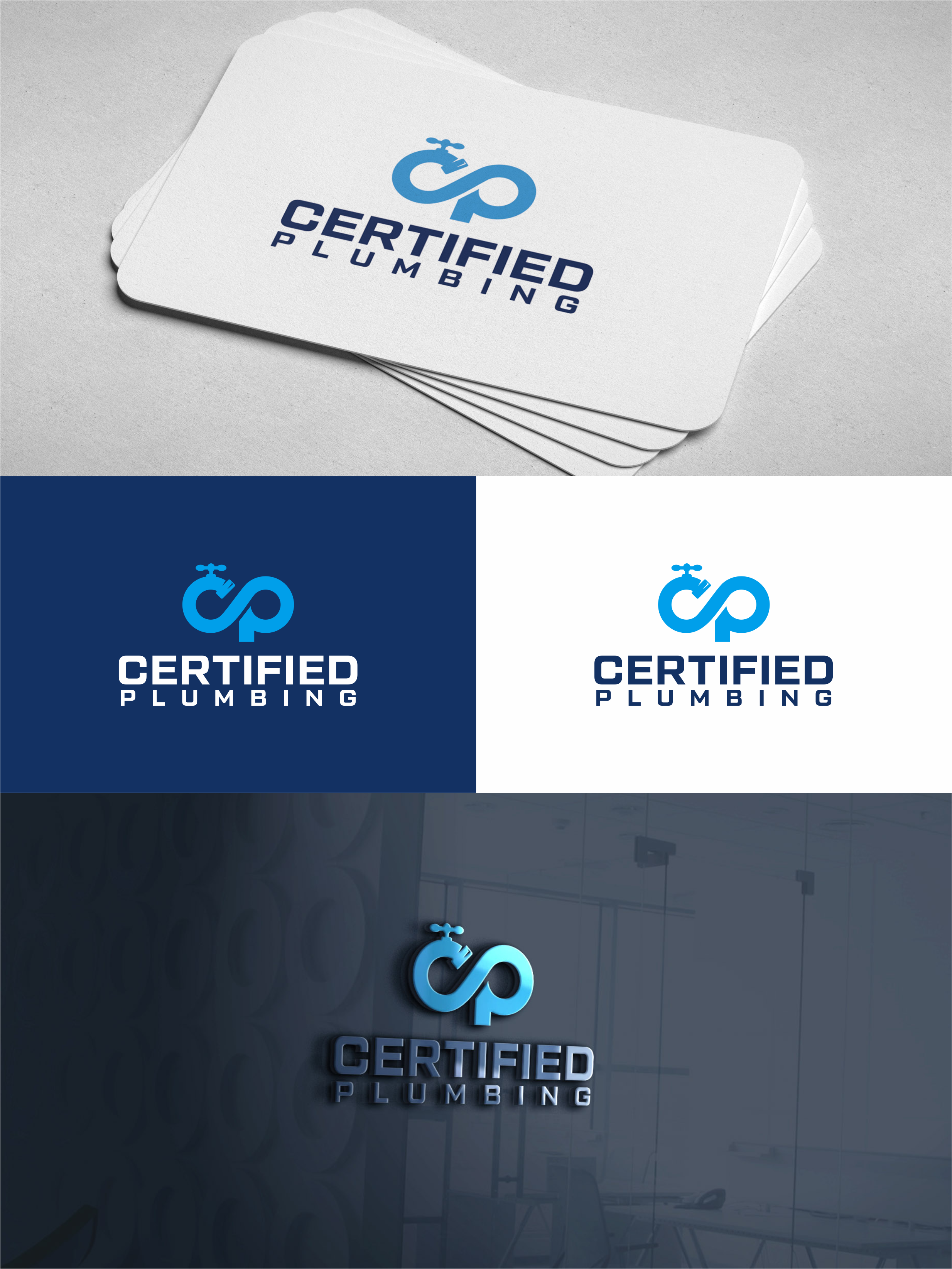 Logo Design by melzh for Certified Plumbing Professionals  | Design #36776959