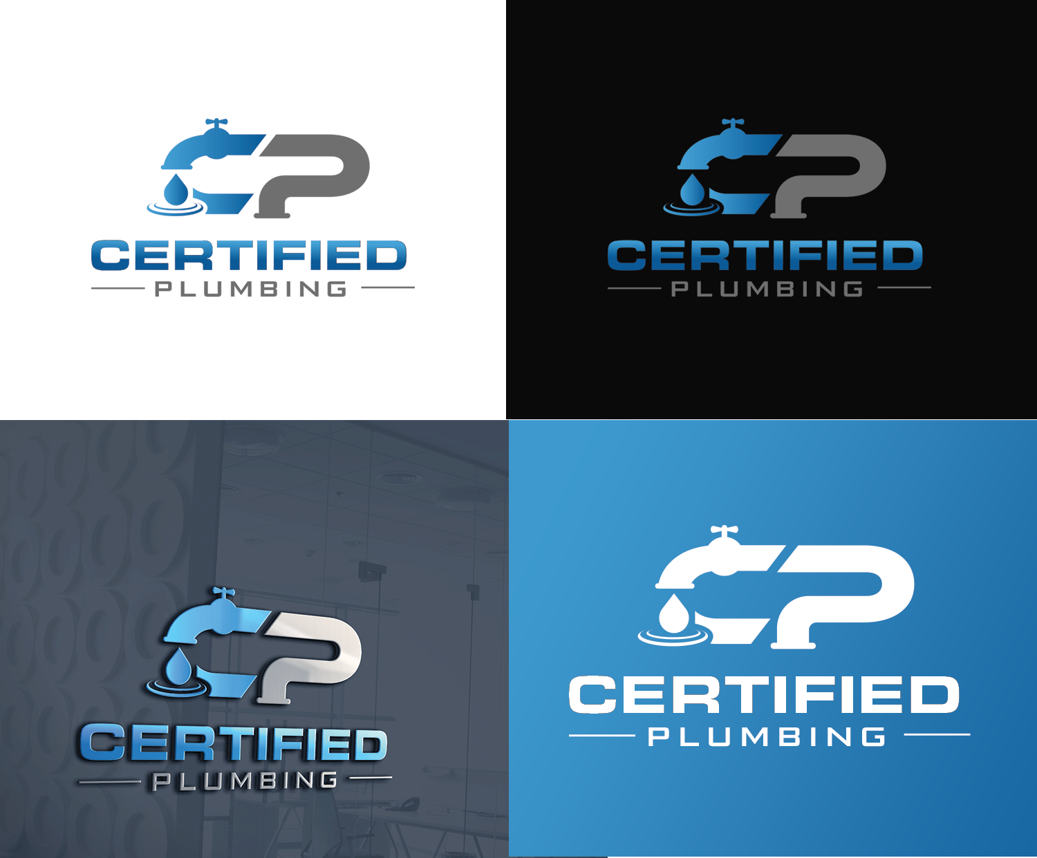 Logo-Design von Graphixpointt für Certified Plumbing Professionals  | Design #36768724