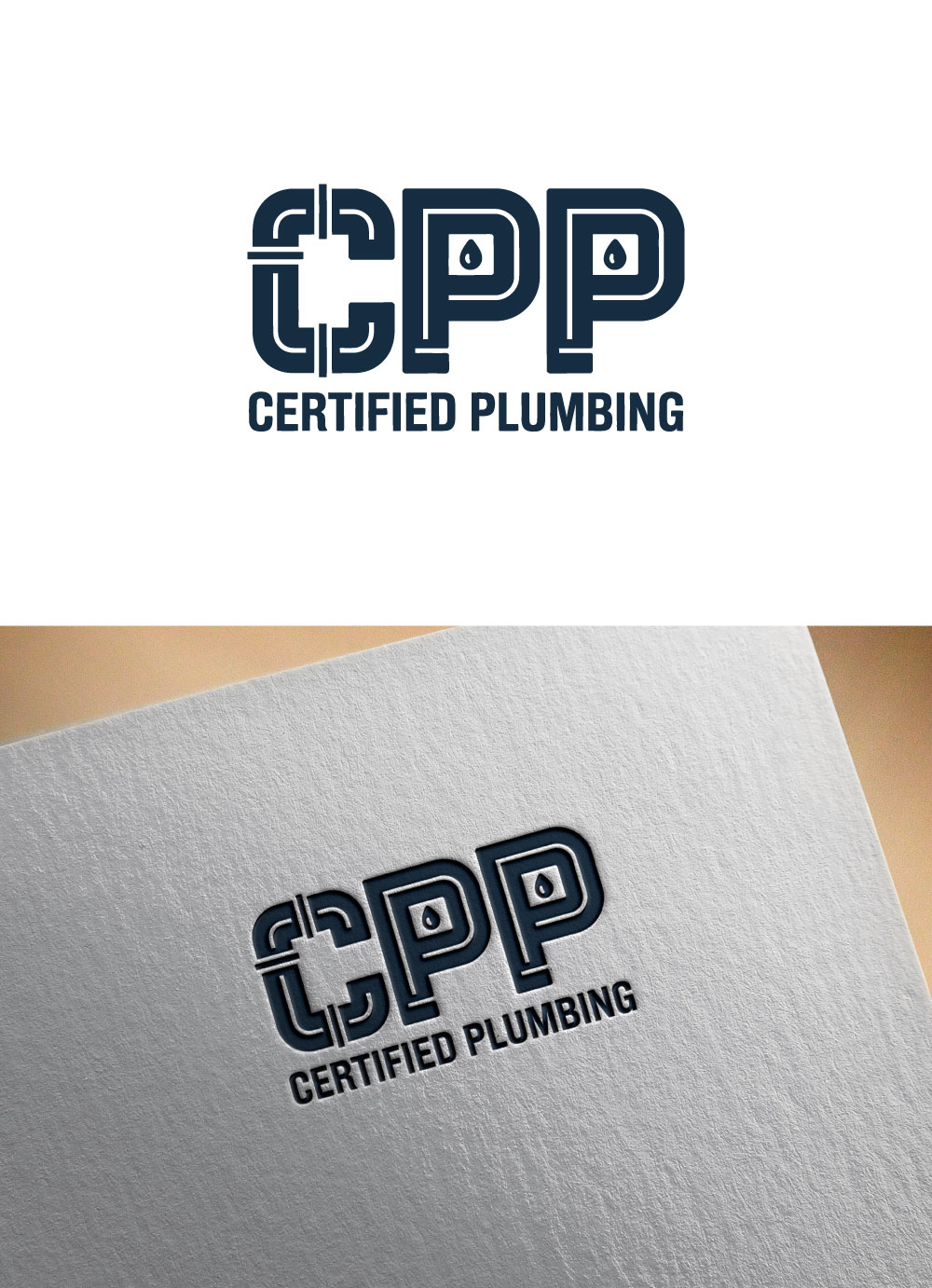 Logo Design by KING JM for Certified Plumbing Professionals  | Design #36744645