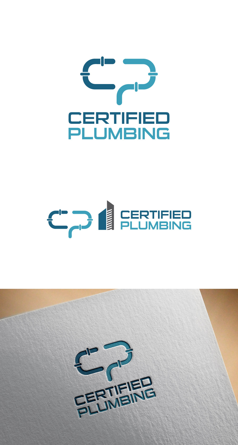 Logo-Design von Jonshonkal für Certified Plumbing Professionals  | Design #36757975