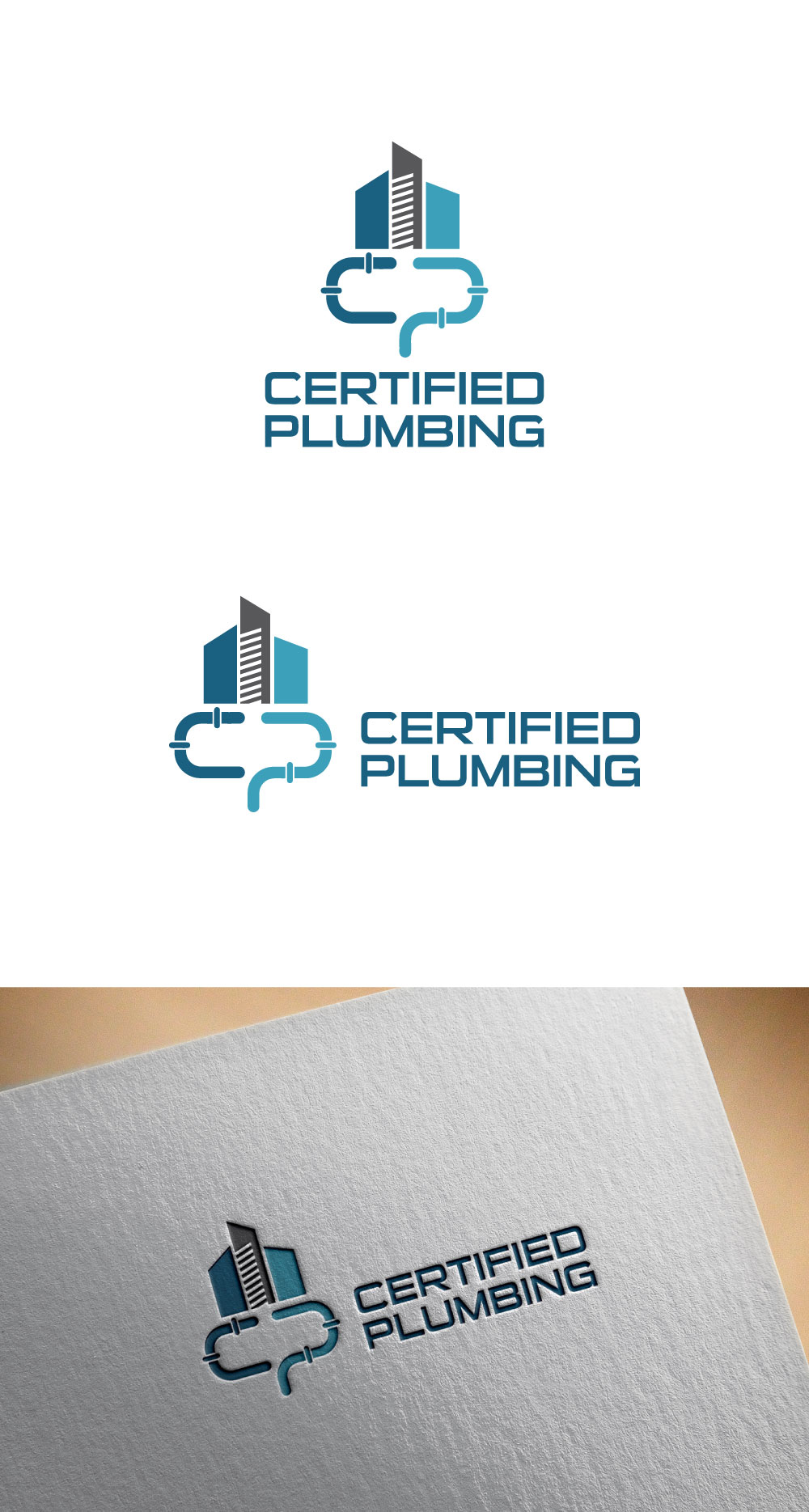 Logo Design by Jonshonkal for Certified Plumbing Professionals  | Design #36757977