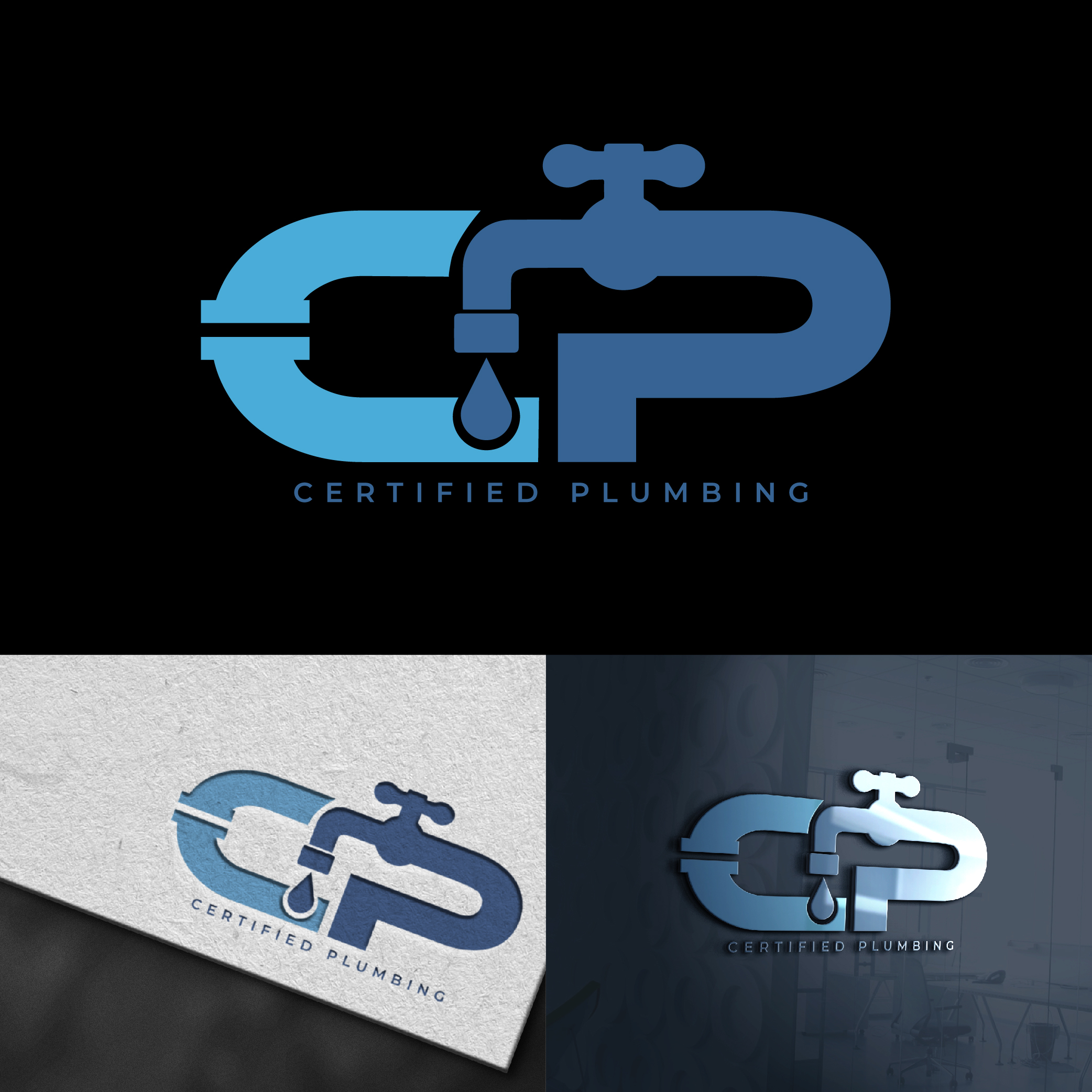 Diseño de Logo por designer profile para Certified Plumbing Professionals  | Diseño #36752194