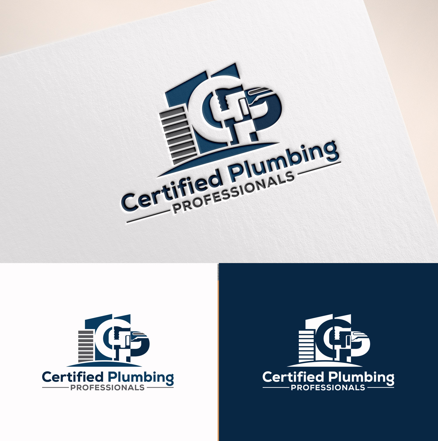 Logo Design by M Art & Design for Certified Plumbing Professionals  | Design #36744577