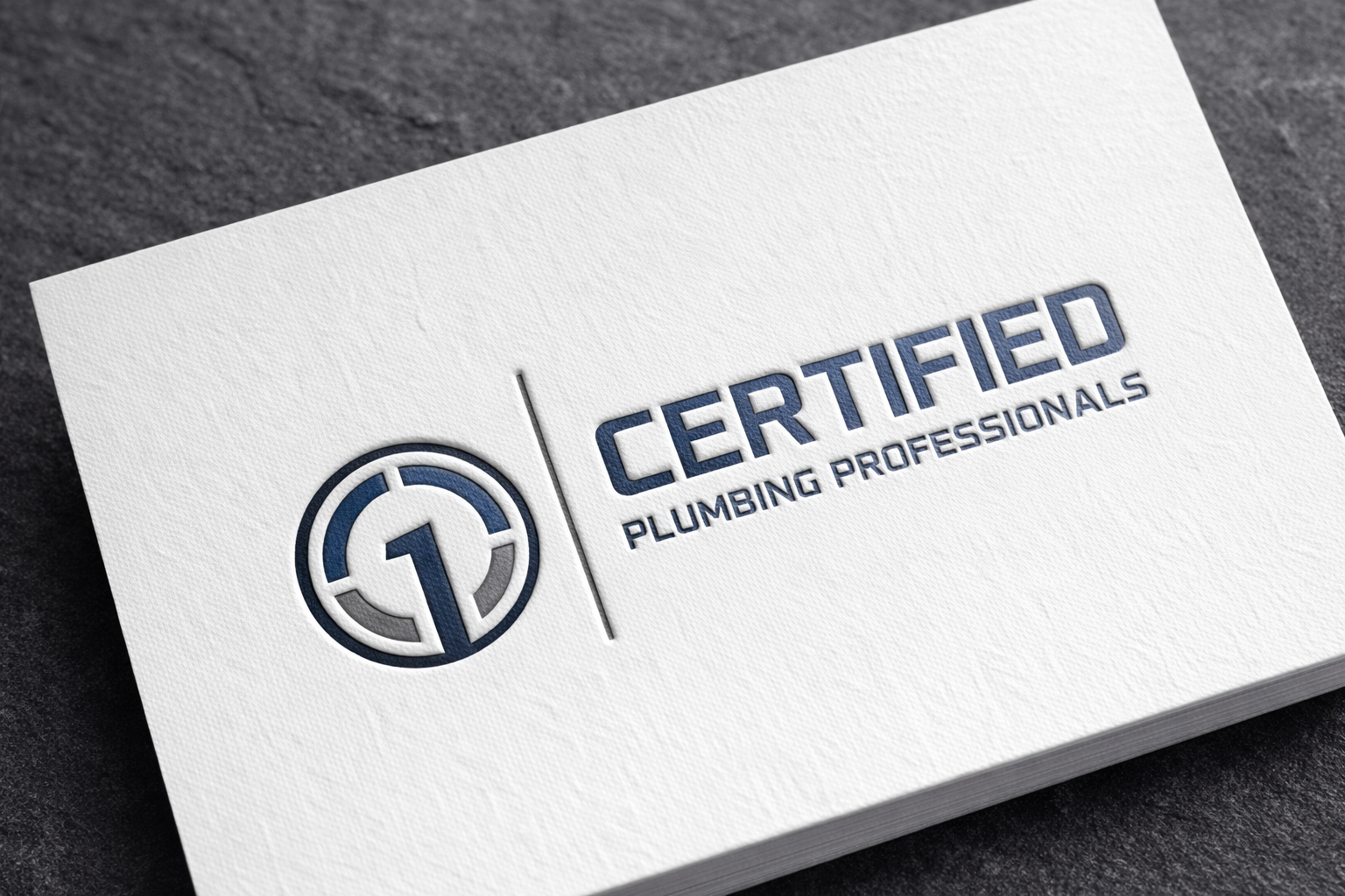Logo Design by Tube light for Certified Plumbing Professionals  | Design #36755338